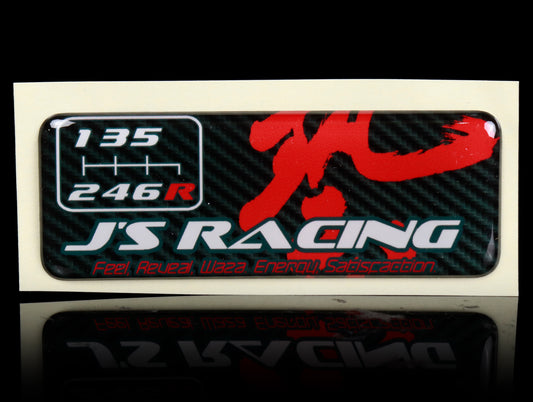 J's Racing Waza Shift Pattern Plate - 6 Speed MT