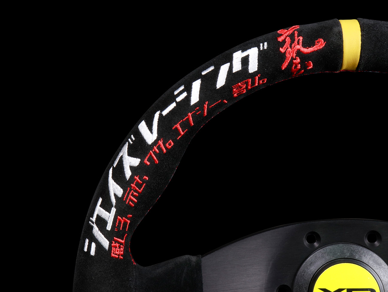 J's Racing XR Steering Wheel Type F Japan Black Suede