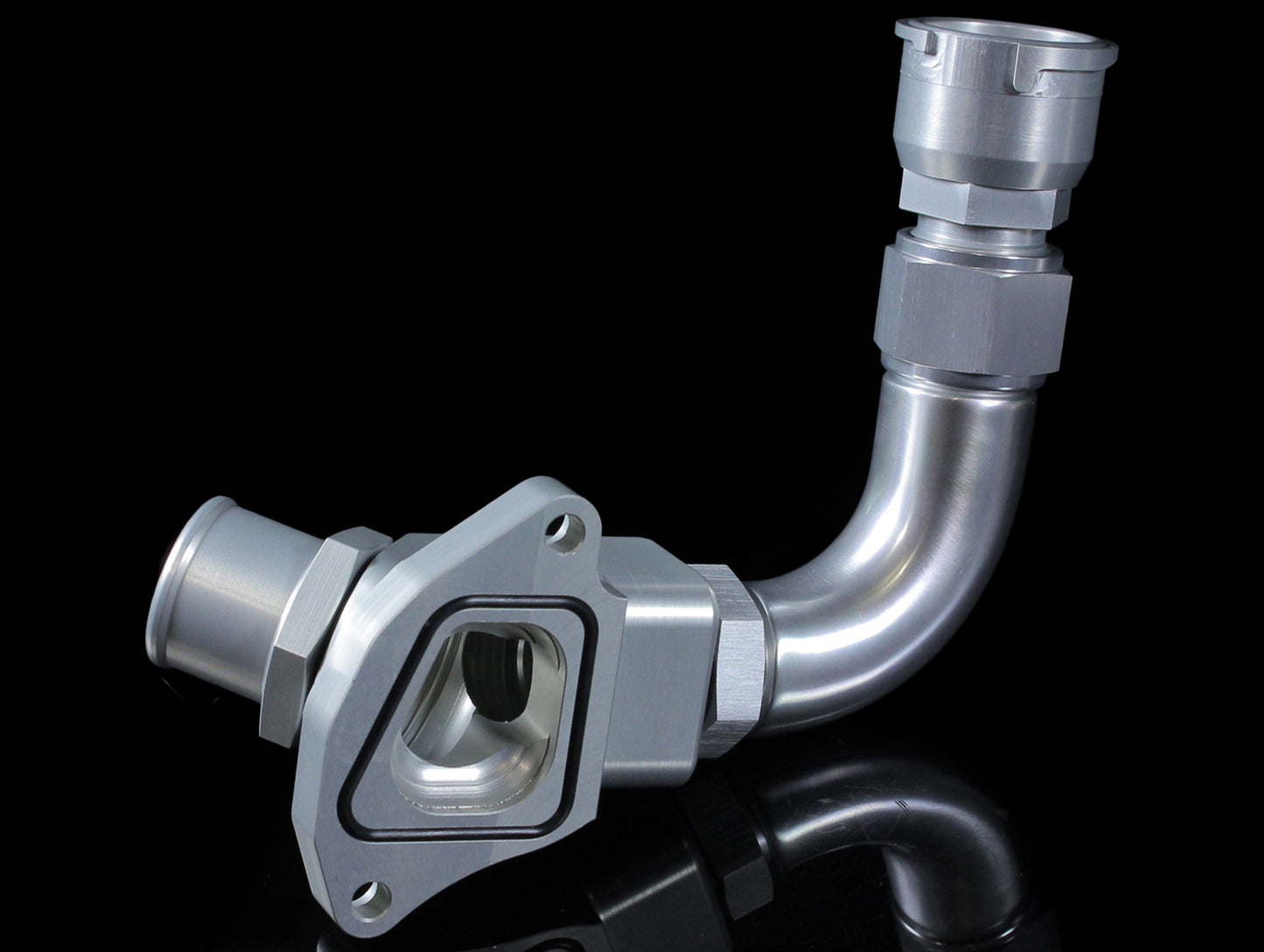 K-Tuned B16/B18C5 (Type R) Upper Coolant Housing w/Filler - Silicone Coupler