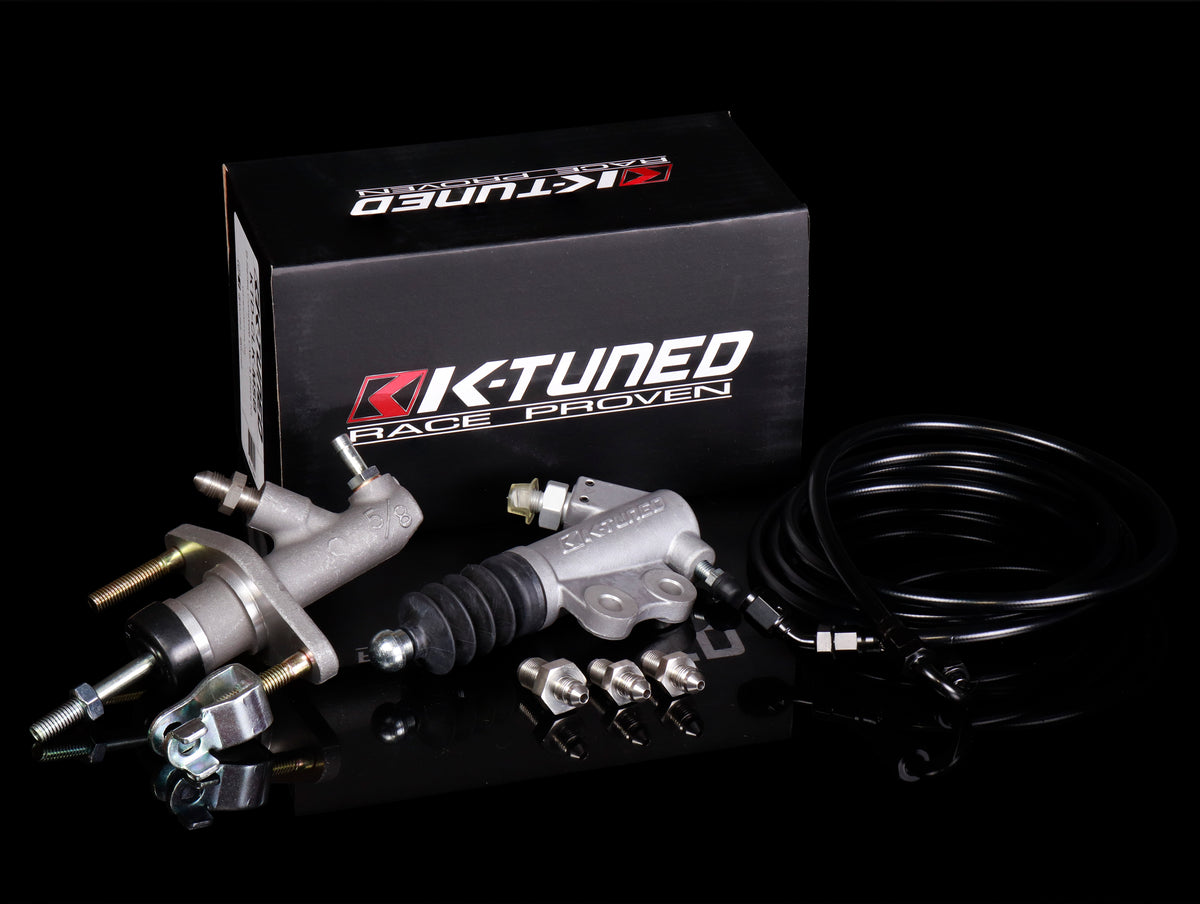 K-Tuned Clutch Master & Slave Cylinder Complete Upgrade Kit - 92-00 Civic / 94-01 Integra
