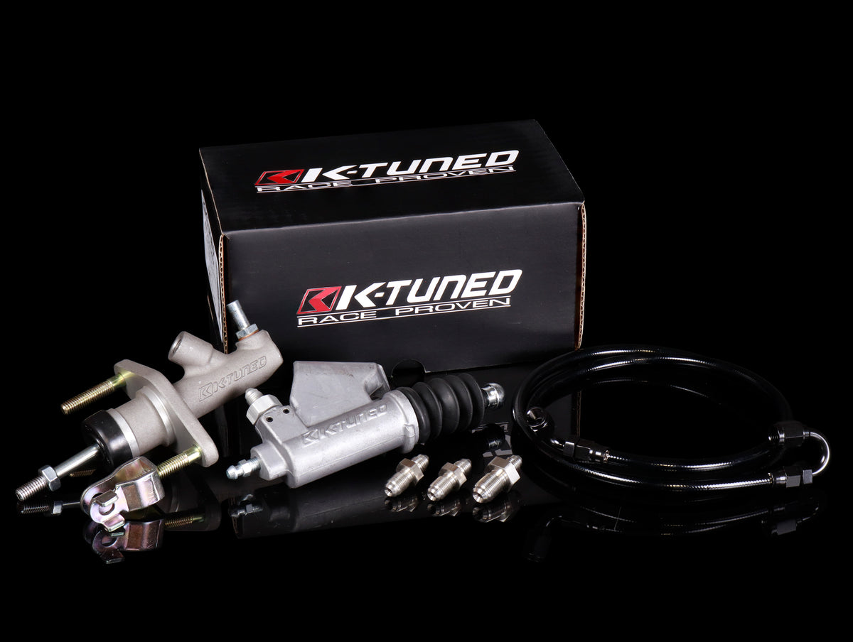 K-Tuned Clutch Master & Slave Cylinder Complete Upgrade Kit - 92-00 Civic / 94-01 Integra