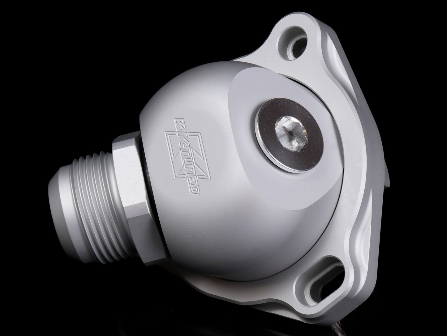 K-Tuned K-Series Swivel Neck Thermostat 1.25"/16AN Fitting