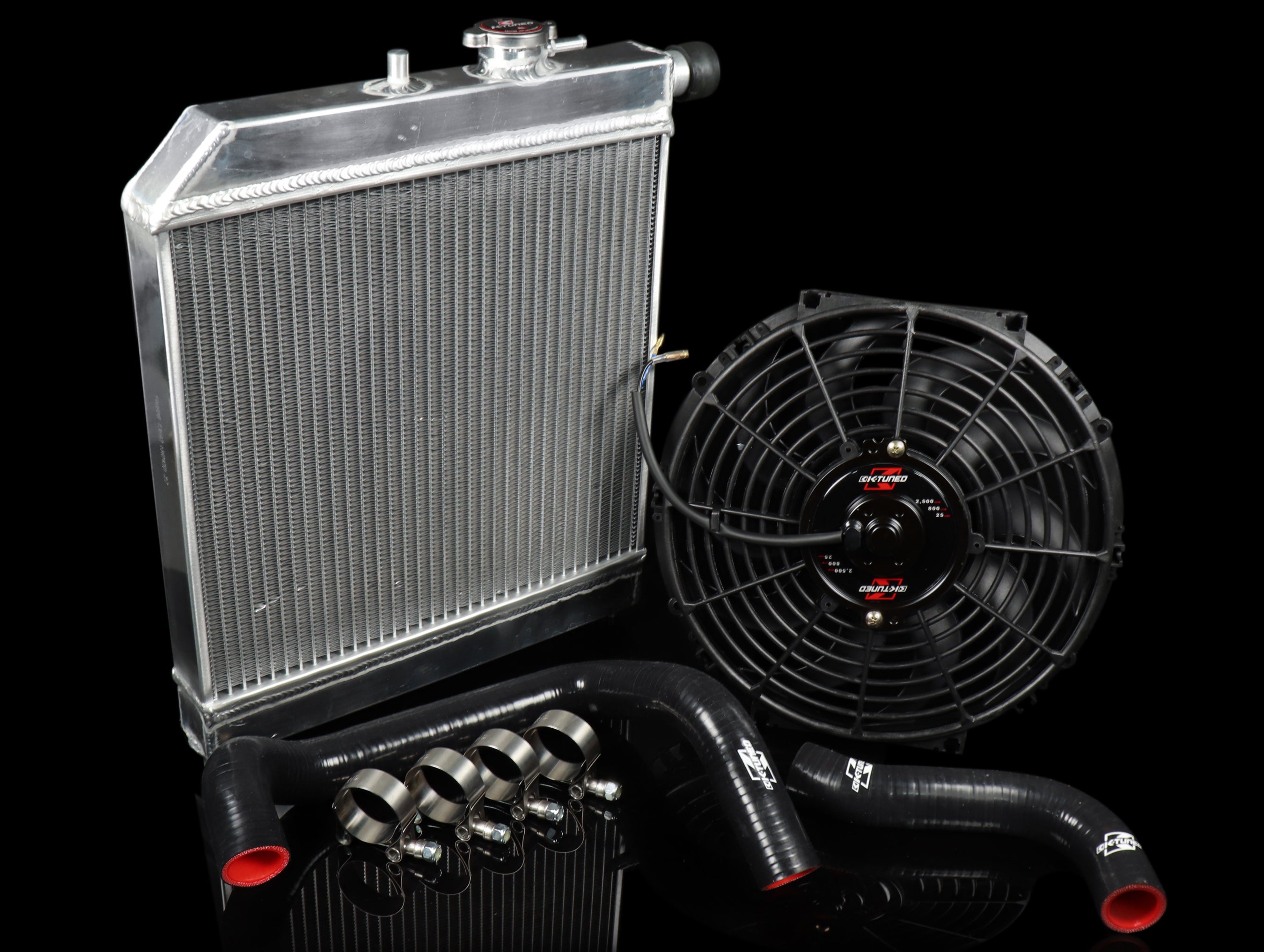 K-Tuned Passenger Side Radiator Kit- JHPUSA