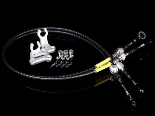 K-Tuned Race Shifter Cables w/ Billet Trans Bracket - RSX Transmission