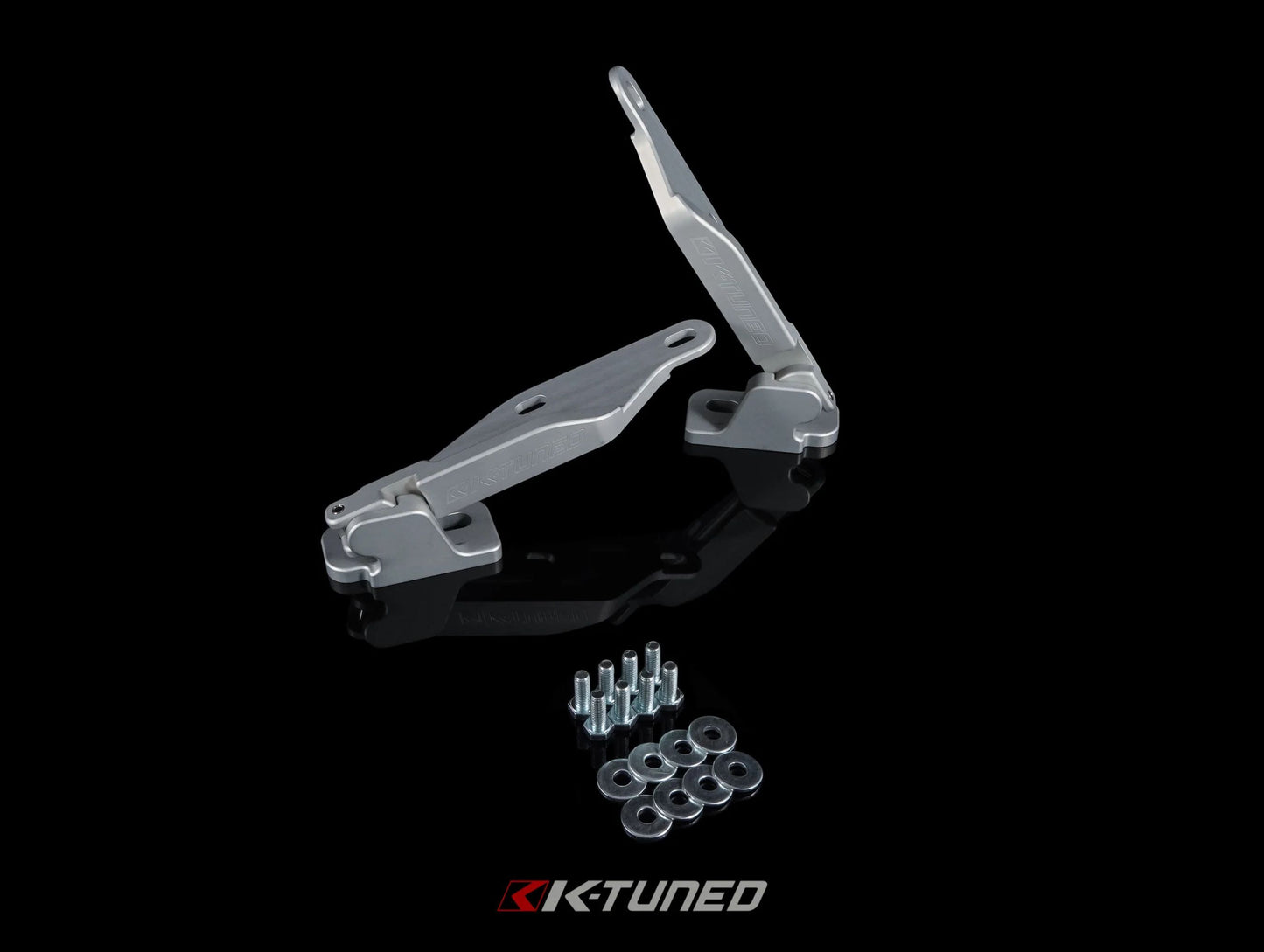 K-Tuned Quick Release Hood Hinge Set - 92-00 Civic / 94-01 Integra