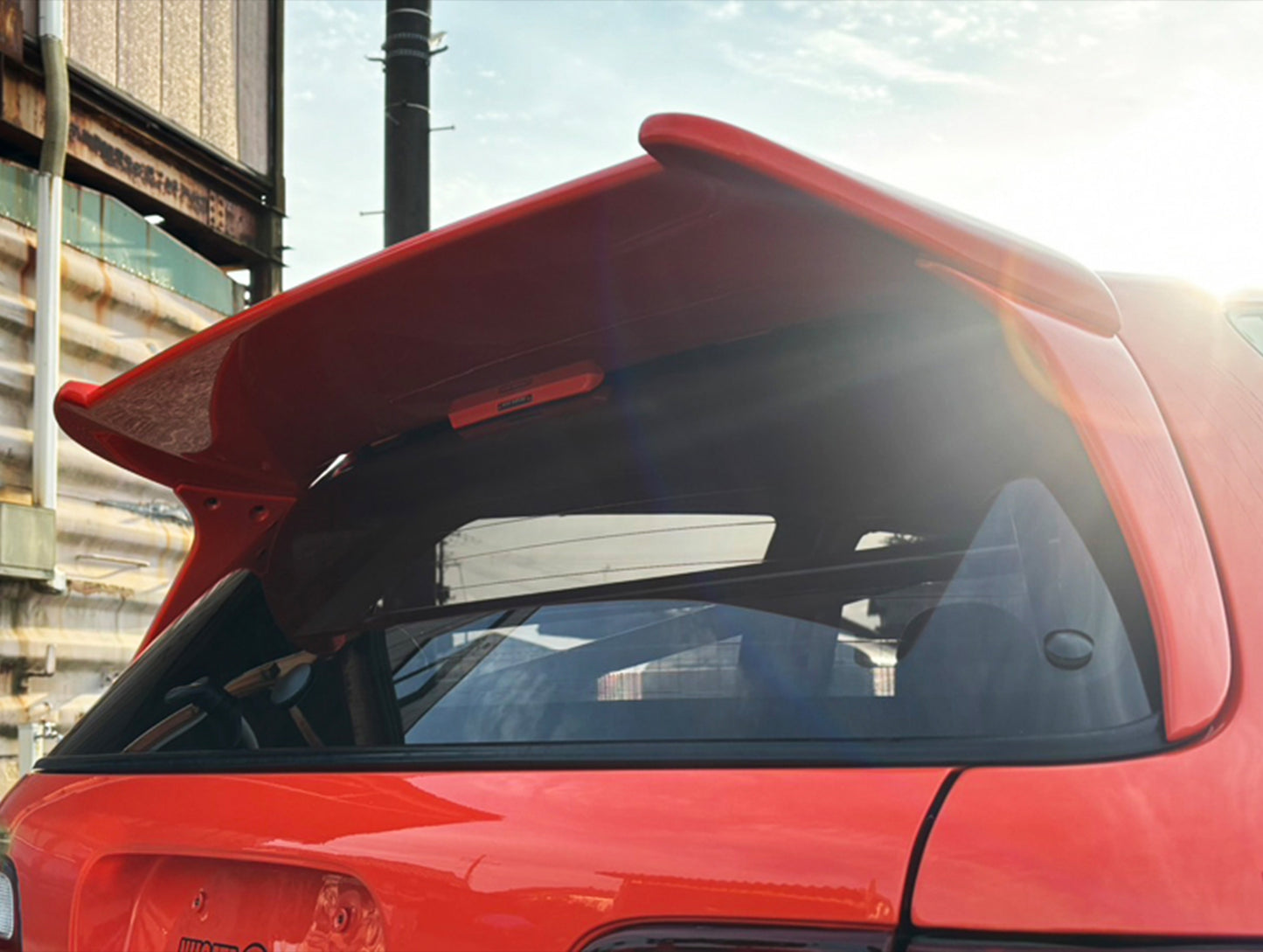Mode Parfume Rear FRP Roof Spoiler Spec 2 - 92-95 Civic Hatchback
