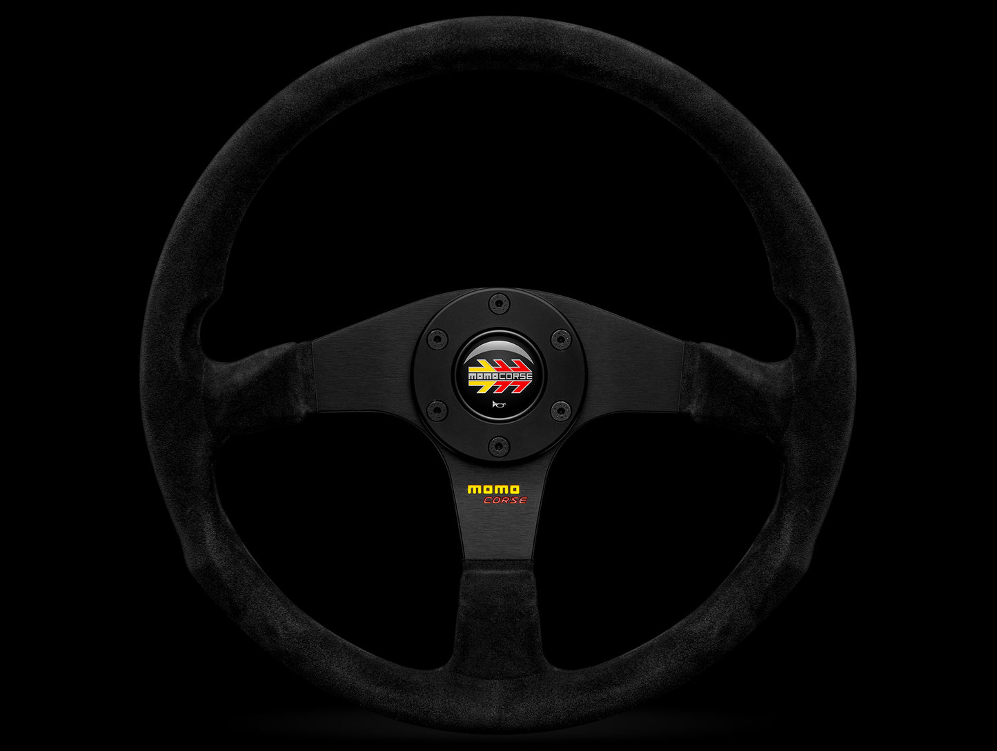 Momo Corse 2.0 Steering Wheel - Black Suede