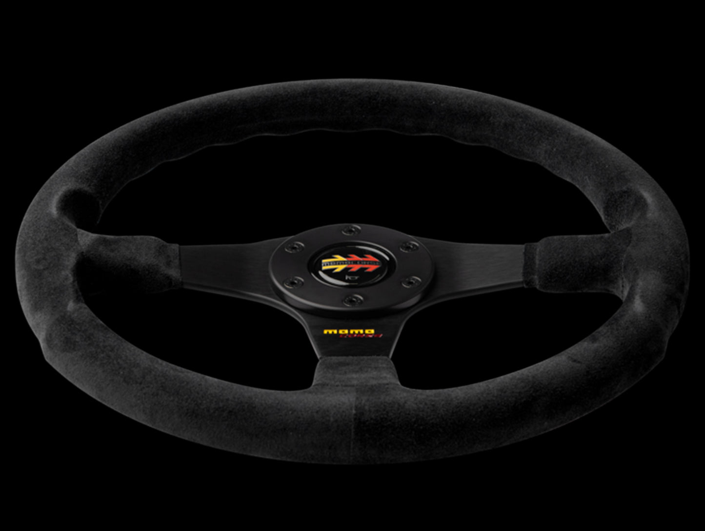 Momo Corse 2.0 Steering Wheel - Black Suede