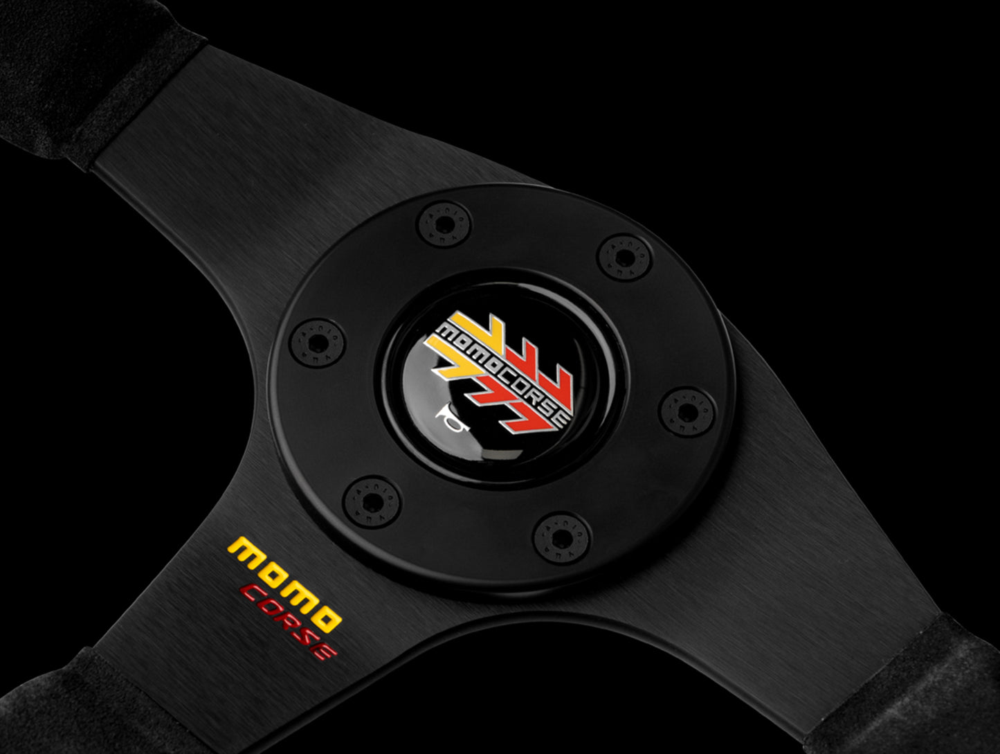 Momo Corse 2.0 Steering Wheel - Black Suede
