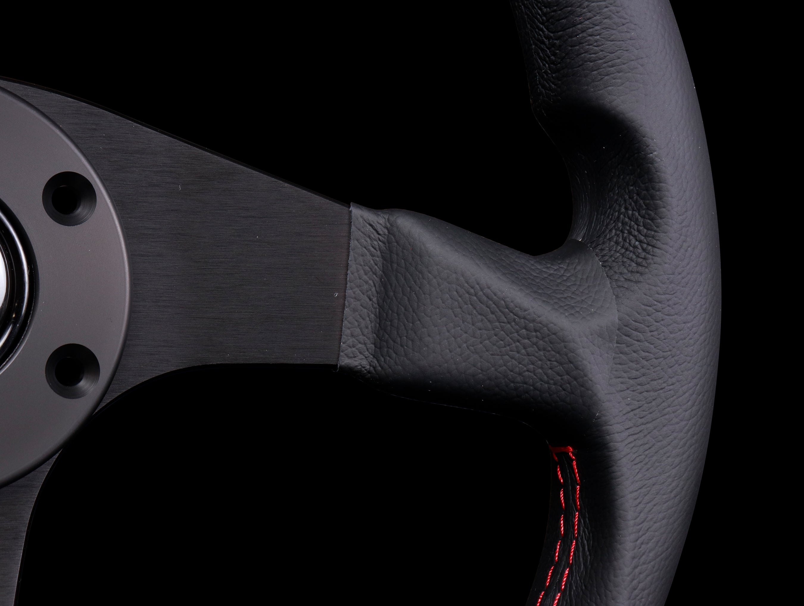 Momo Corse 2.0 Steering Wheel - Black Leather - JHPUSA