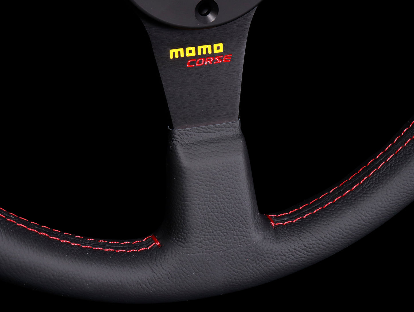 Momo Corse 2.0 Steering Wheel - Black Leather