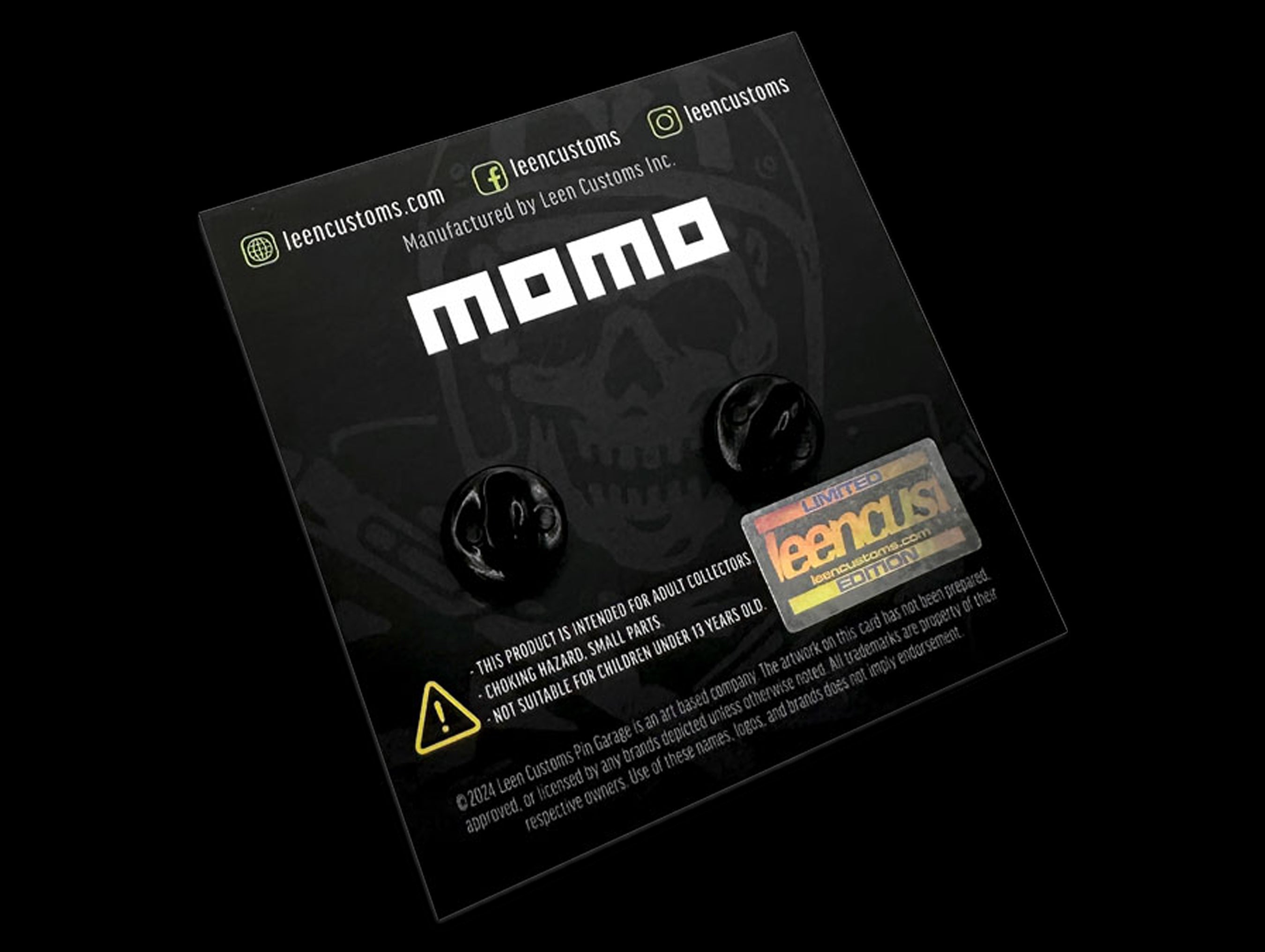 Momo x Leen Customs 333 Lapel Pin - JHPUSA
