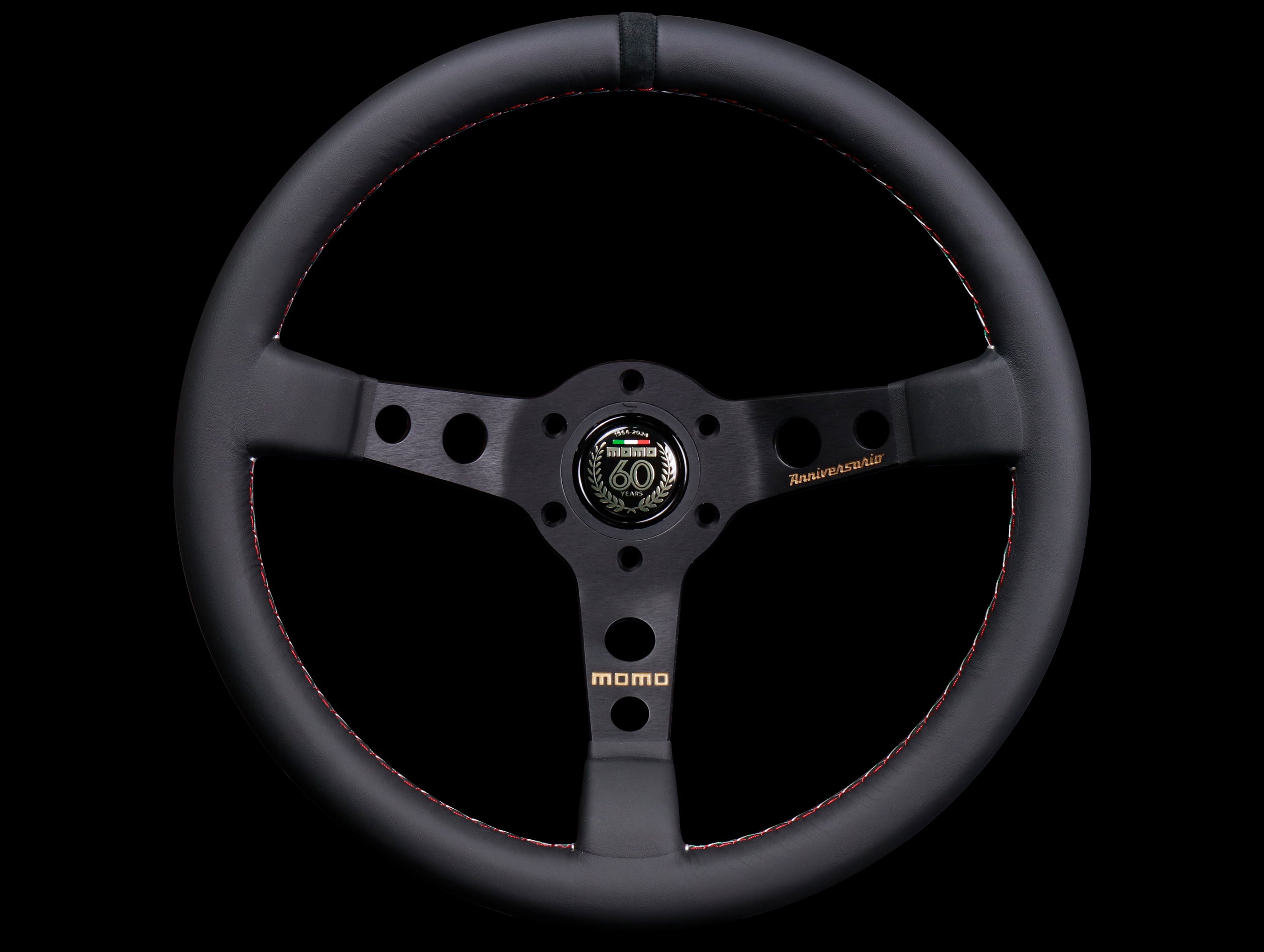 MOMOページ Momo Mod 07 350mm 60th Anniversary Steering Wheel - Leather - JHPUSA