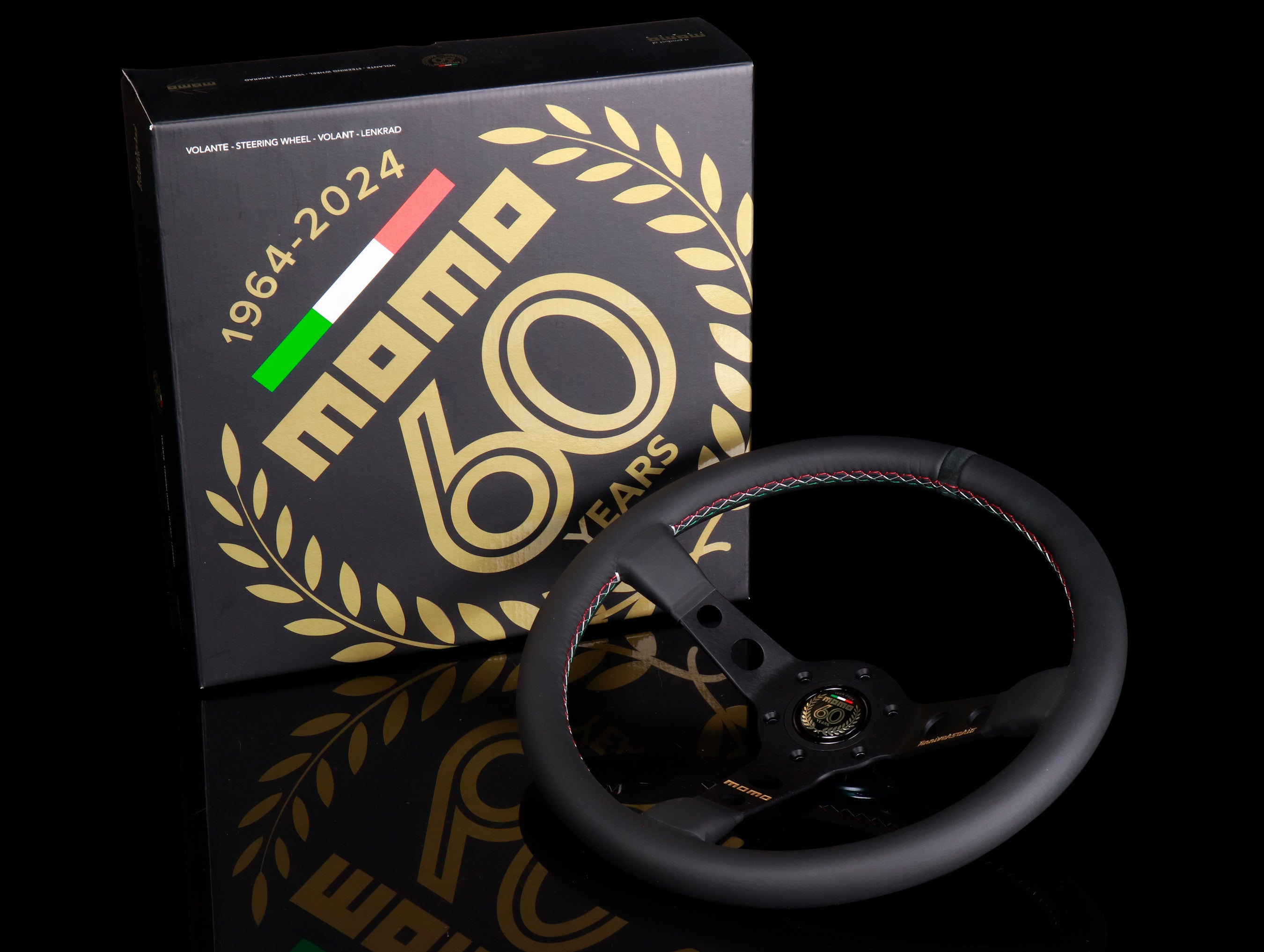 Momo Mod 07 350mm 60th Anniversary Steering Wheel - Leather - JHPUSA