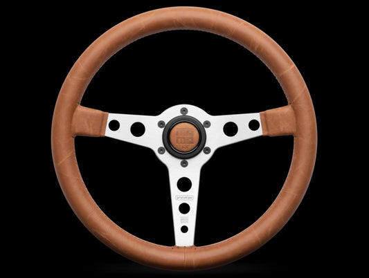 Momo 350mm Prototipo Heritage Steering Wheel - Tobacco Leather
