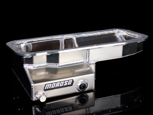 Moroso Drag Race Baffled Oil Pan - B-series