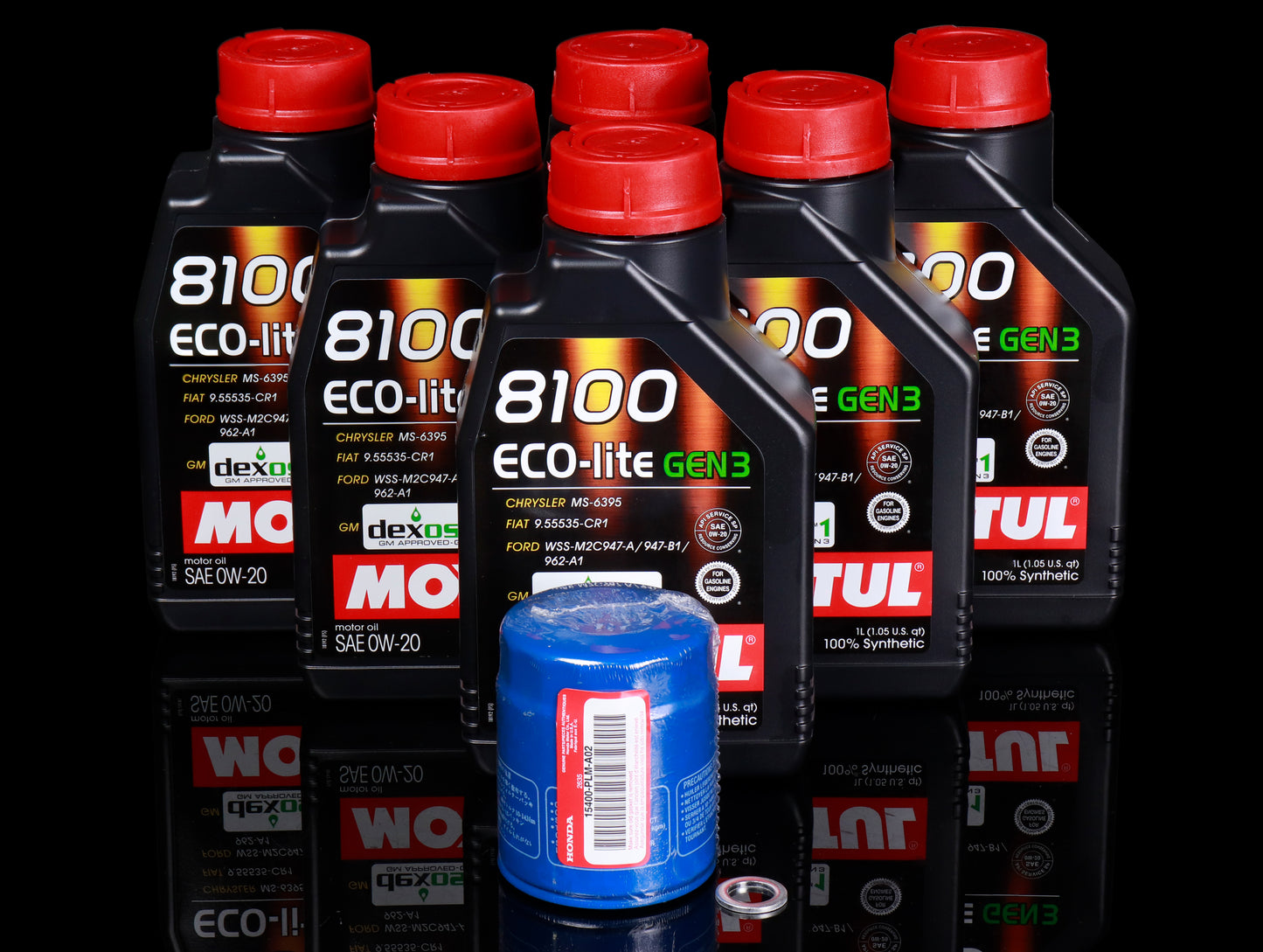 Motul 8100 Full Synthetic x Honda Filter Oil Change Kit - Civic Type-R FK8/FL5/DE5