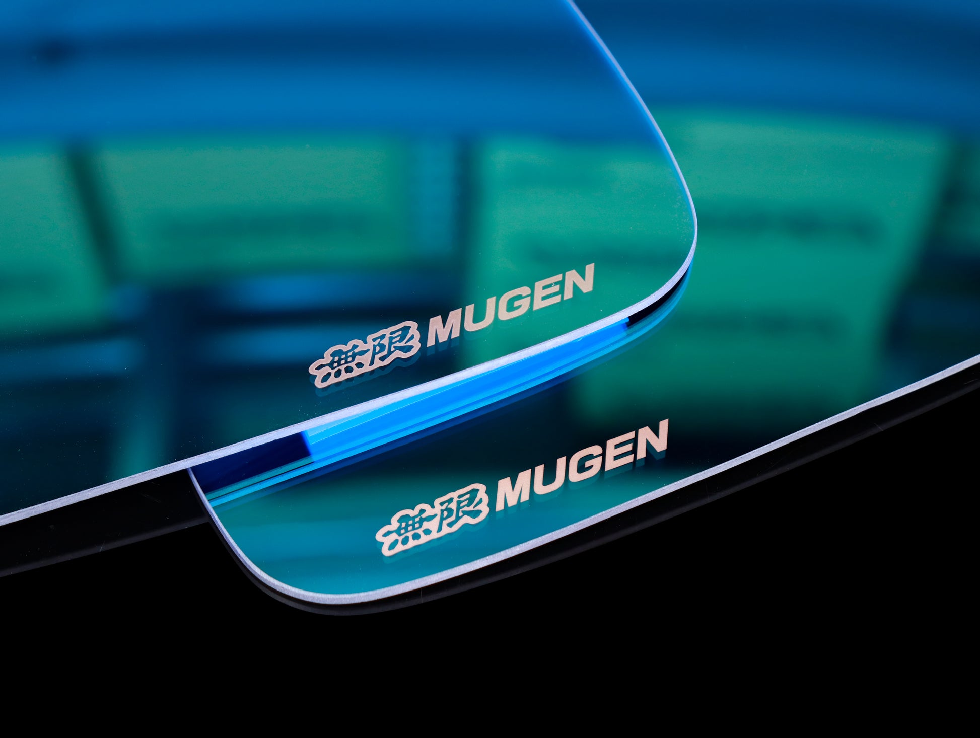 Mugen Carbon Style Door Mirror Sticker - JHPUSA