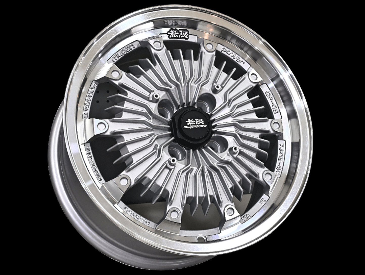 Mugen CF-48 Wheels - Silver - 15x7 / 4x100 / +40