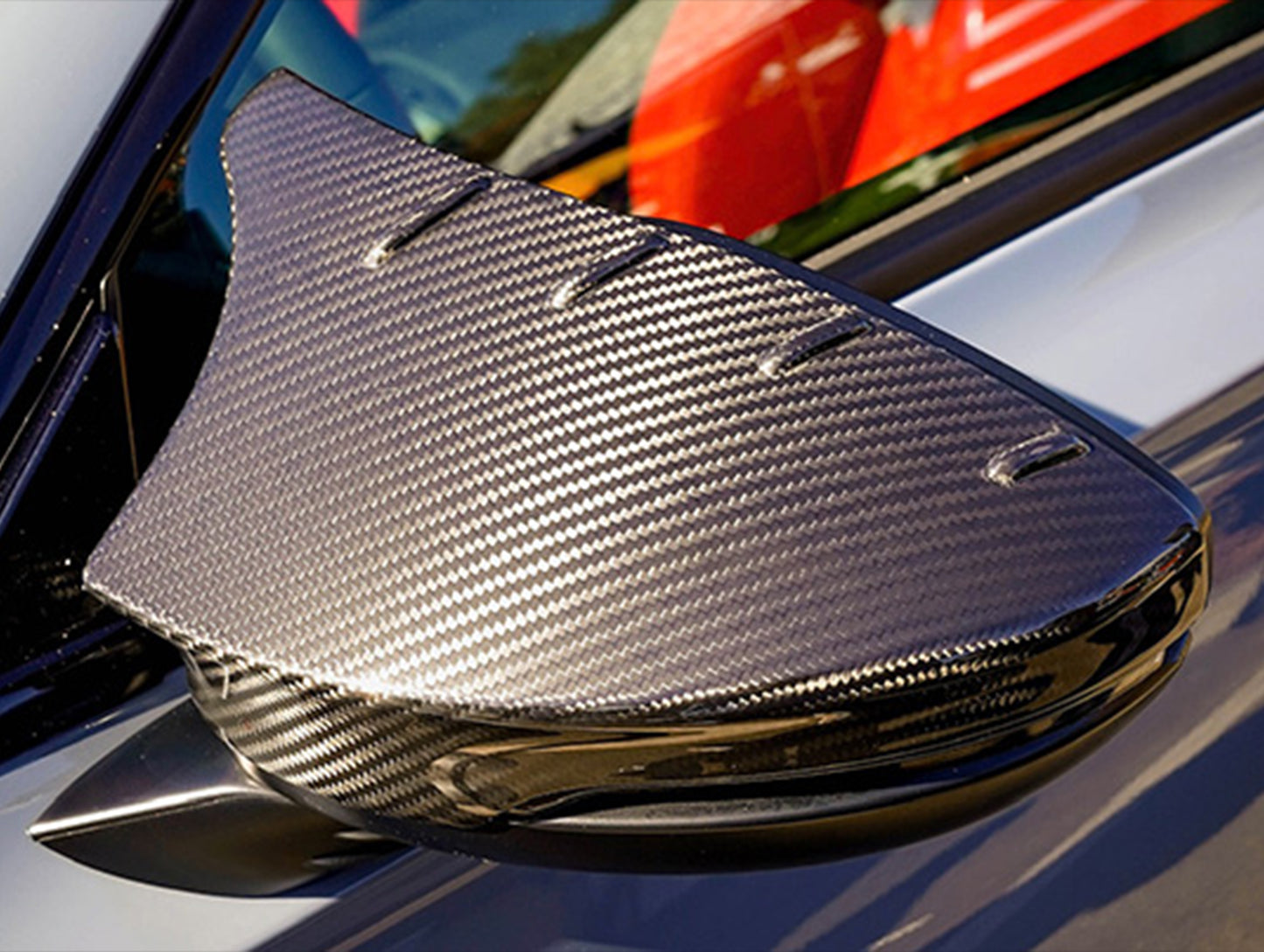 Mugen Carbon Fiber Door Mirror Cover Set - 22+ Civic / Civic Type R (FL1/FL5)