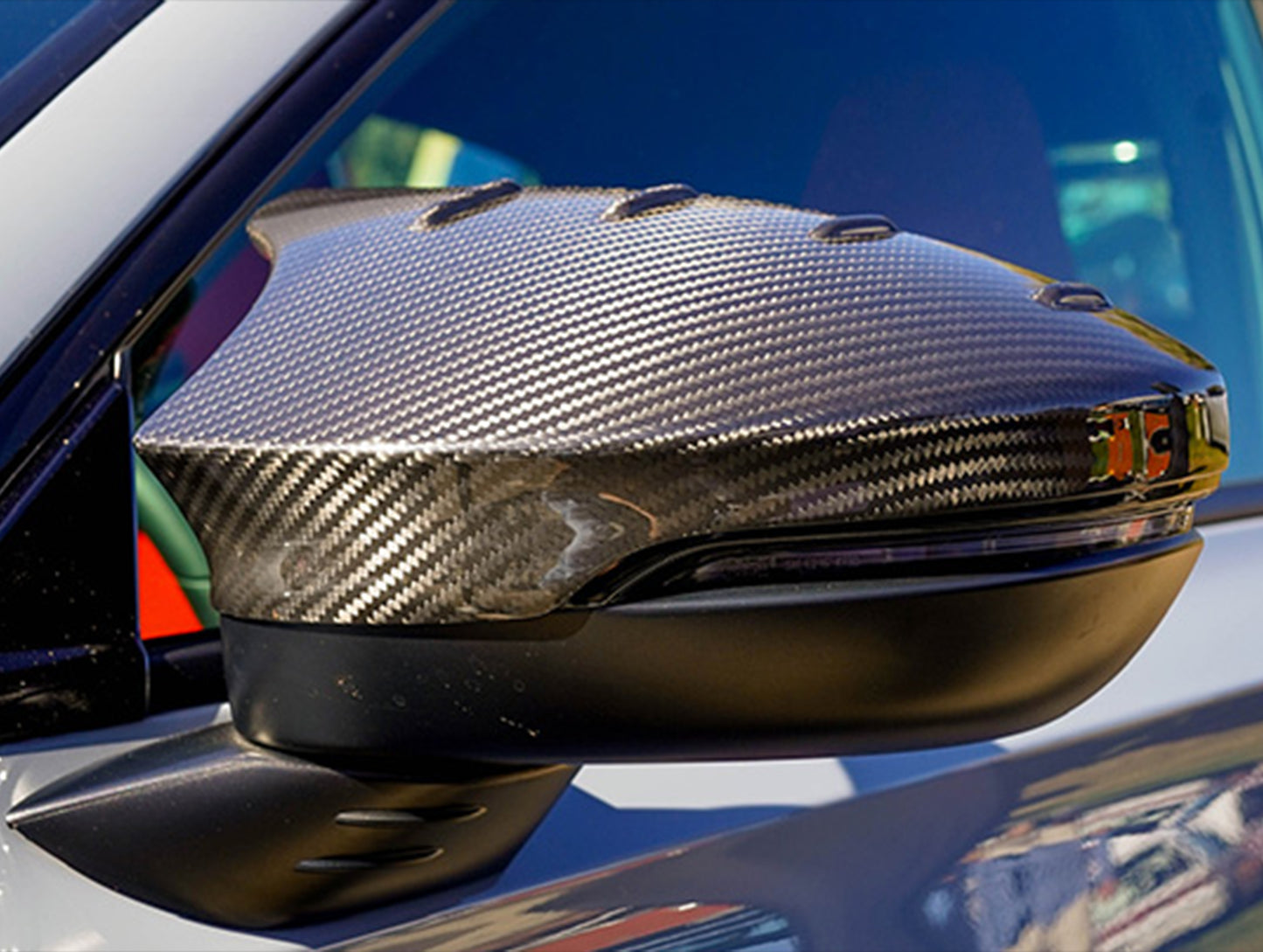 Mugen Carbon Fiber Door Mirror Cover Set - 22+ Civic / Civic Type R (FL1/FL5)