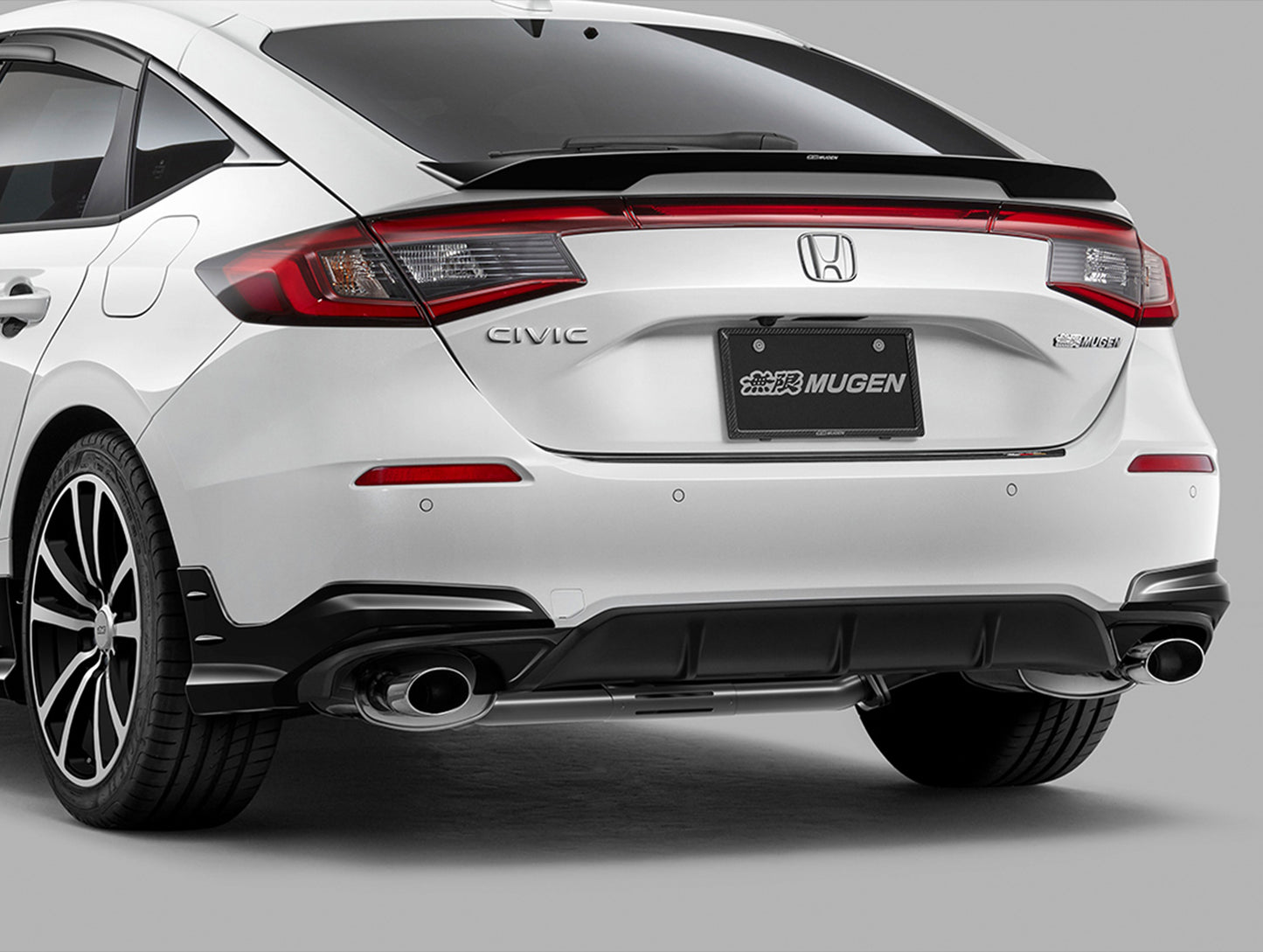 Mugen Rear Under Lip Spoiler - 22+ Civic Hatchback