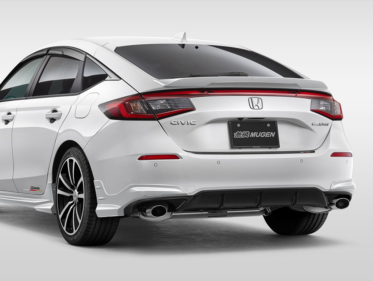 Mugen Rear Under Lip Spoiler - 22+ Civic Hatchback