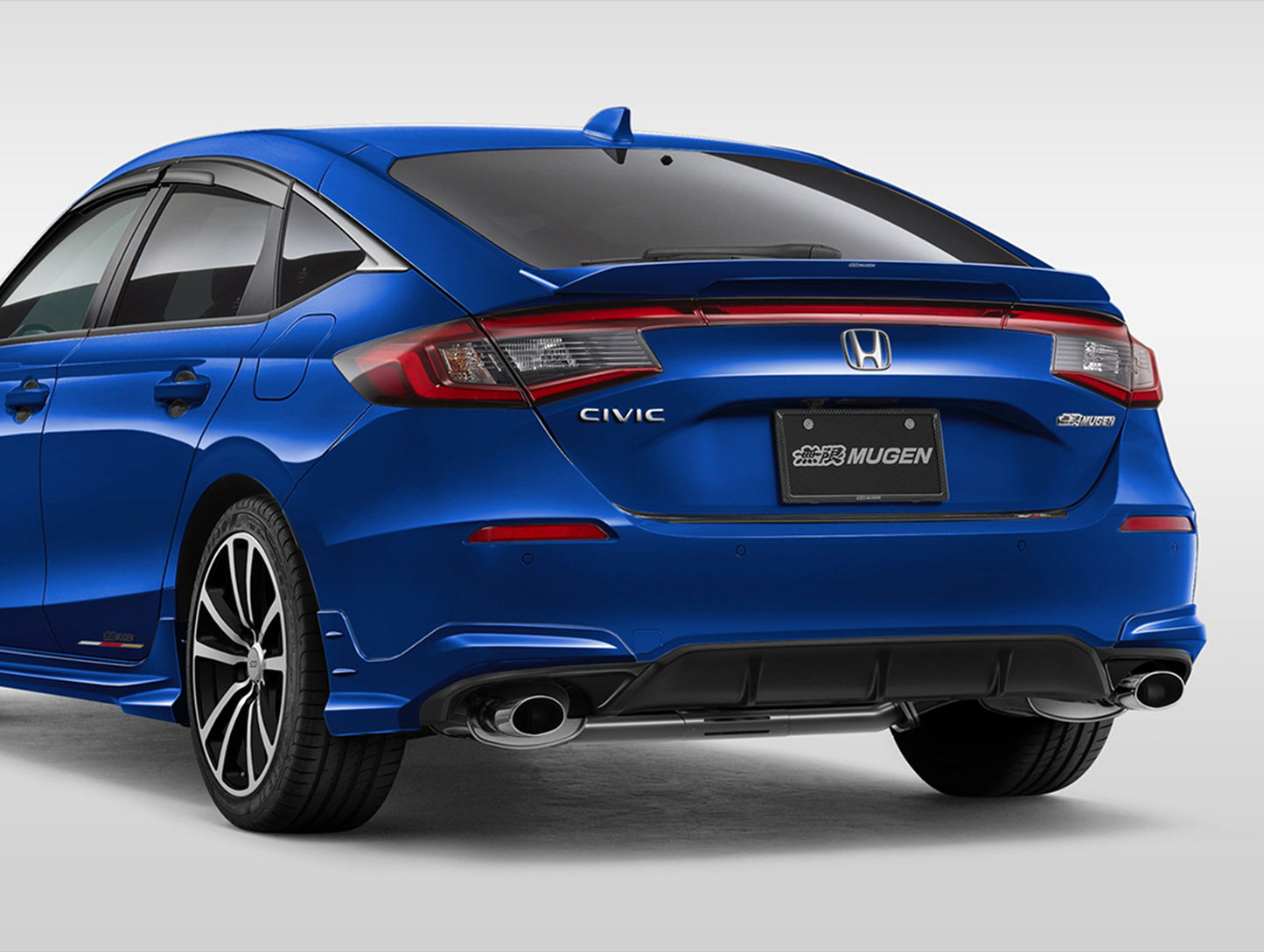 Mugen Rear Under Lip Spoiler - 22+ Civic Hatchback