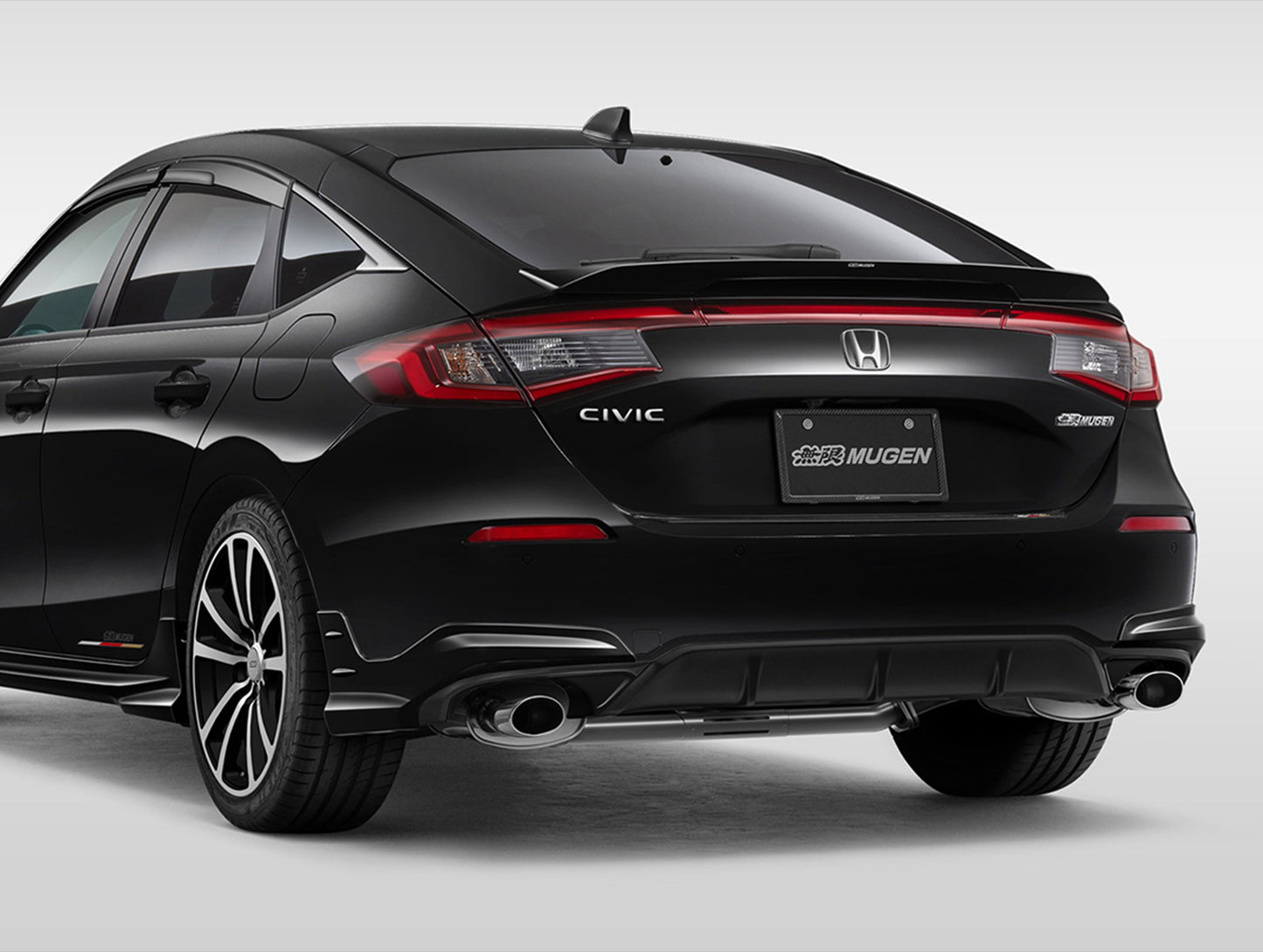 Mugen Rear Under Lip Spoiler - 22+ Civic Hatchback