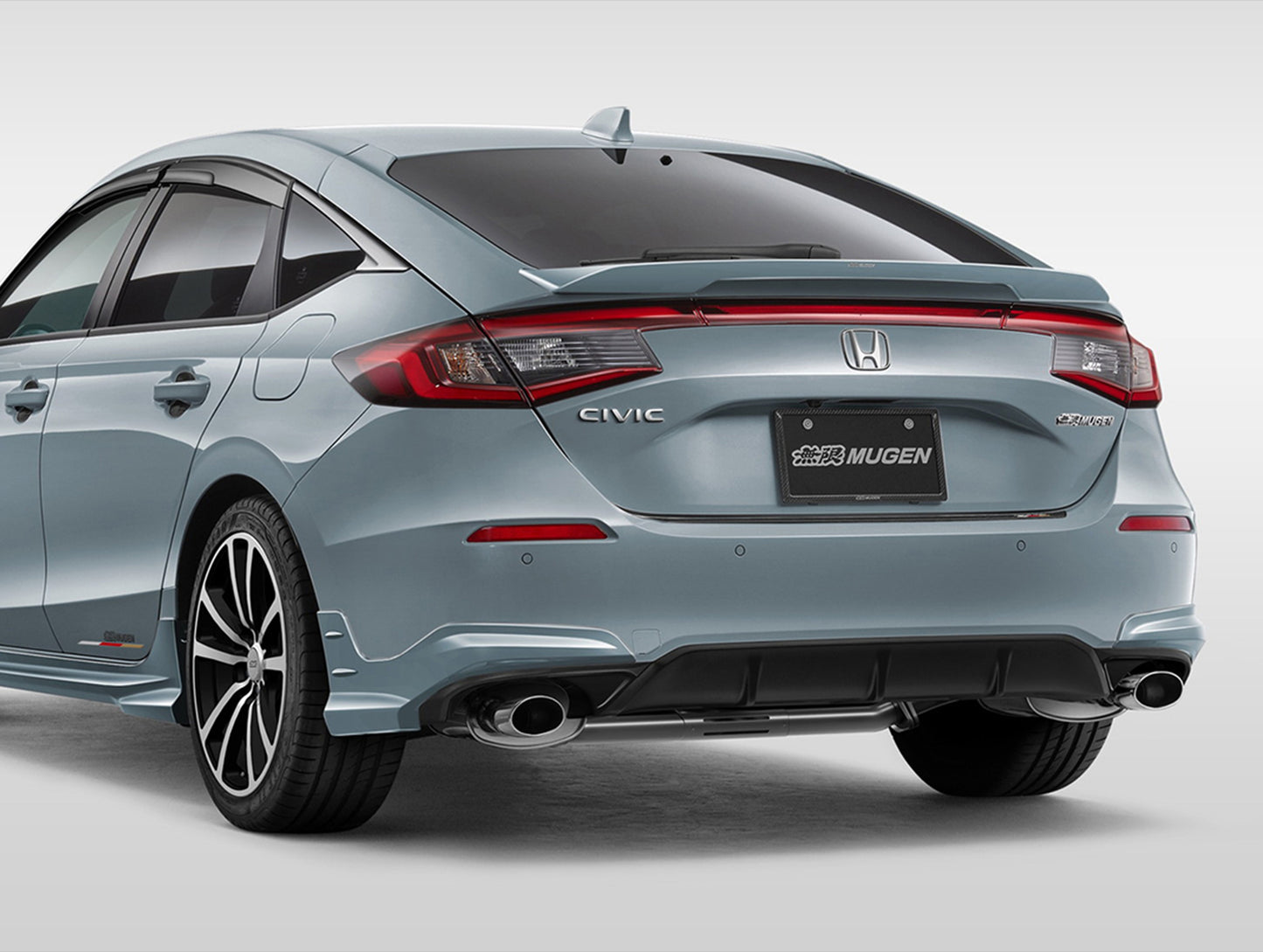 Mugen Rear Under Lip Spoiler - 22+ Civic Hatchback