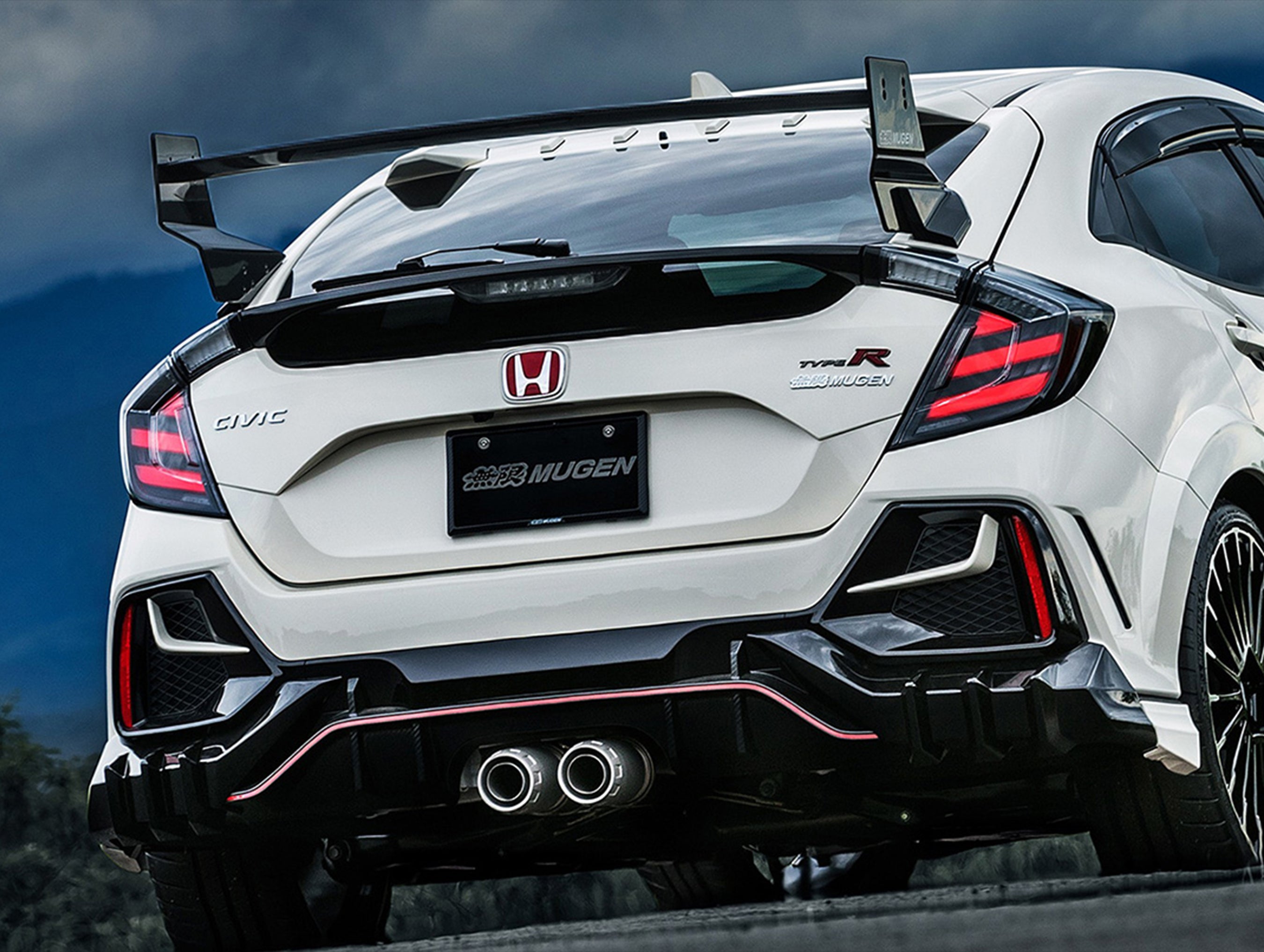 Mugen Rear Wing Spoiler - 17-21 Civic Type R (FK8) - JHPUSA