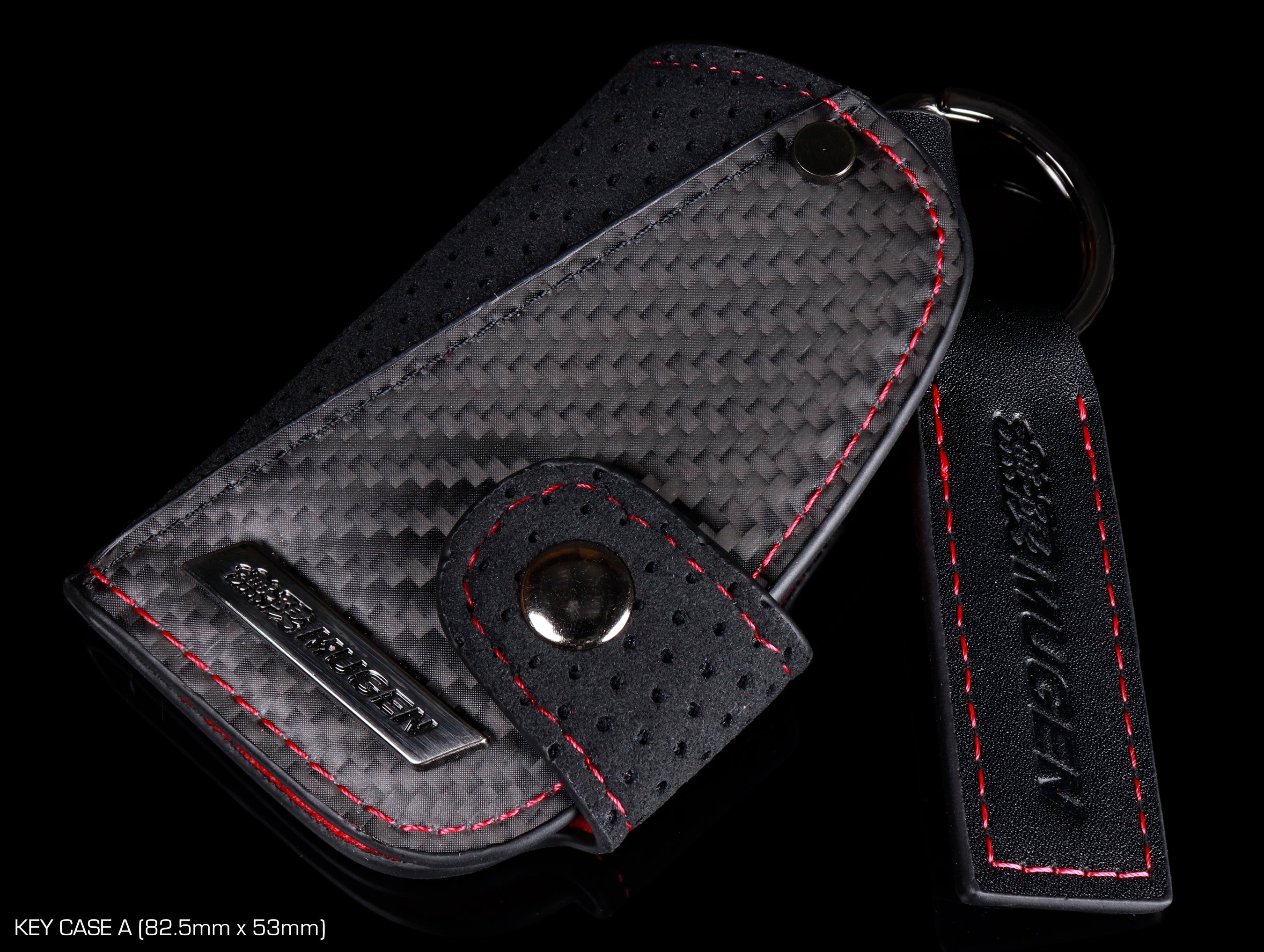 Mugen Spoon Sports Style Red H Key Fob Back Cover – Honda Civic Accord Jazz – Clip-On, Multicolor