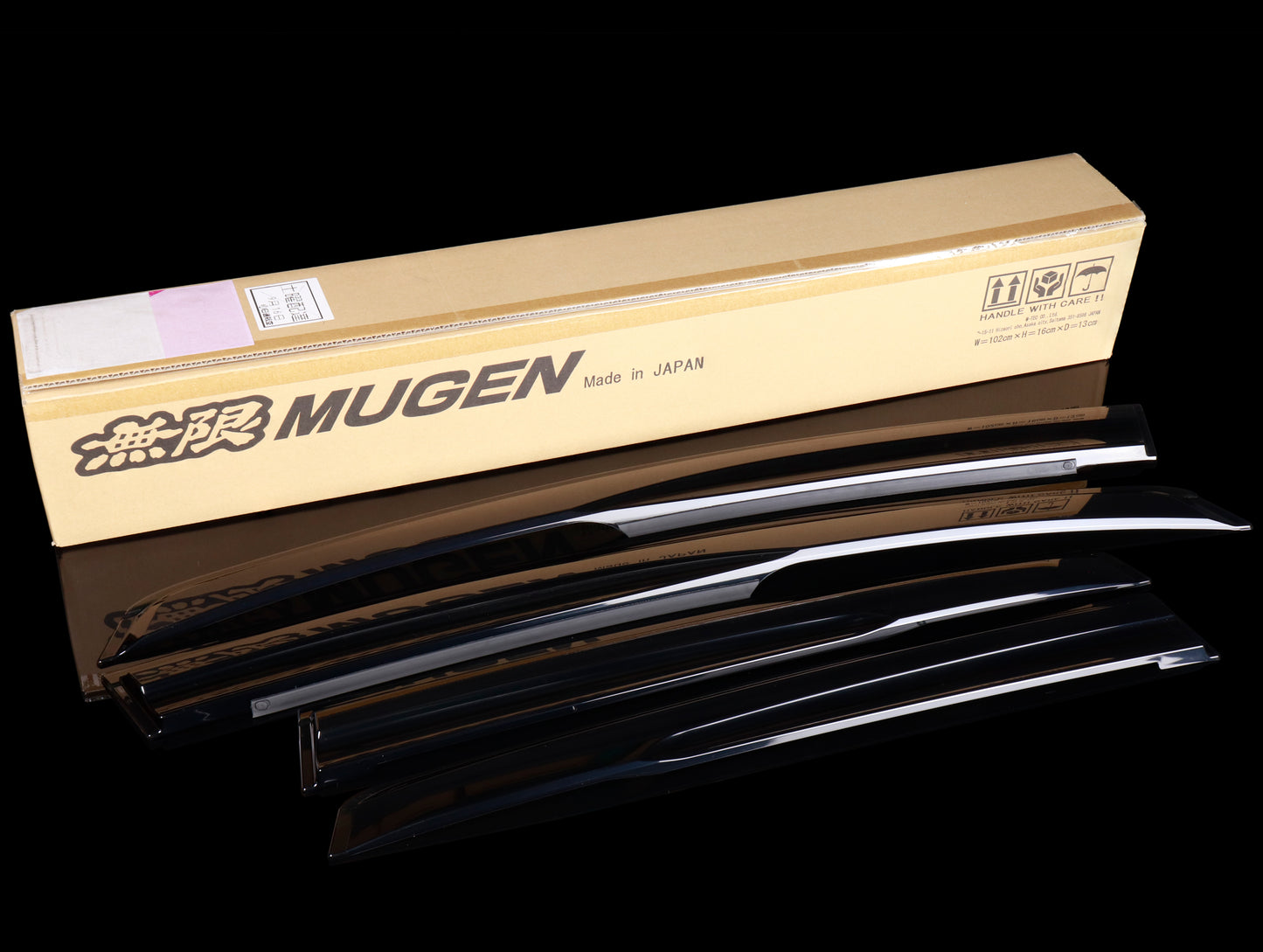 Mugen Ventilated Door Visors - 15-19 Honda Fit