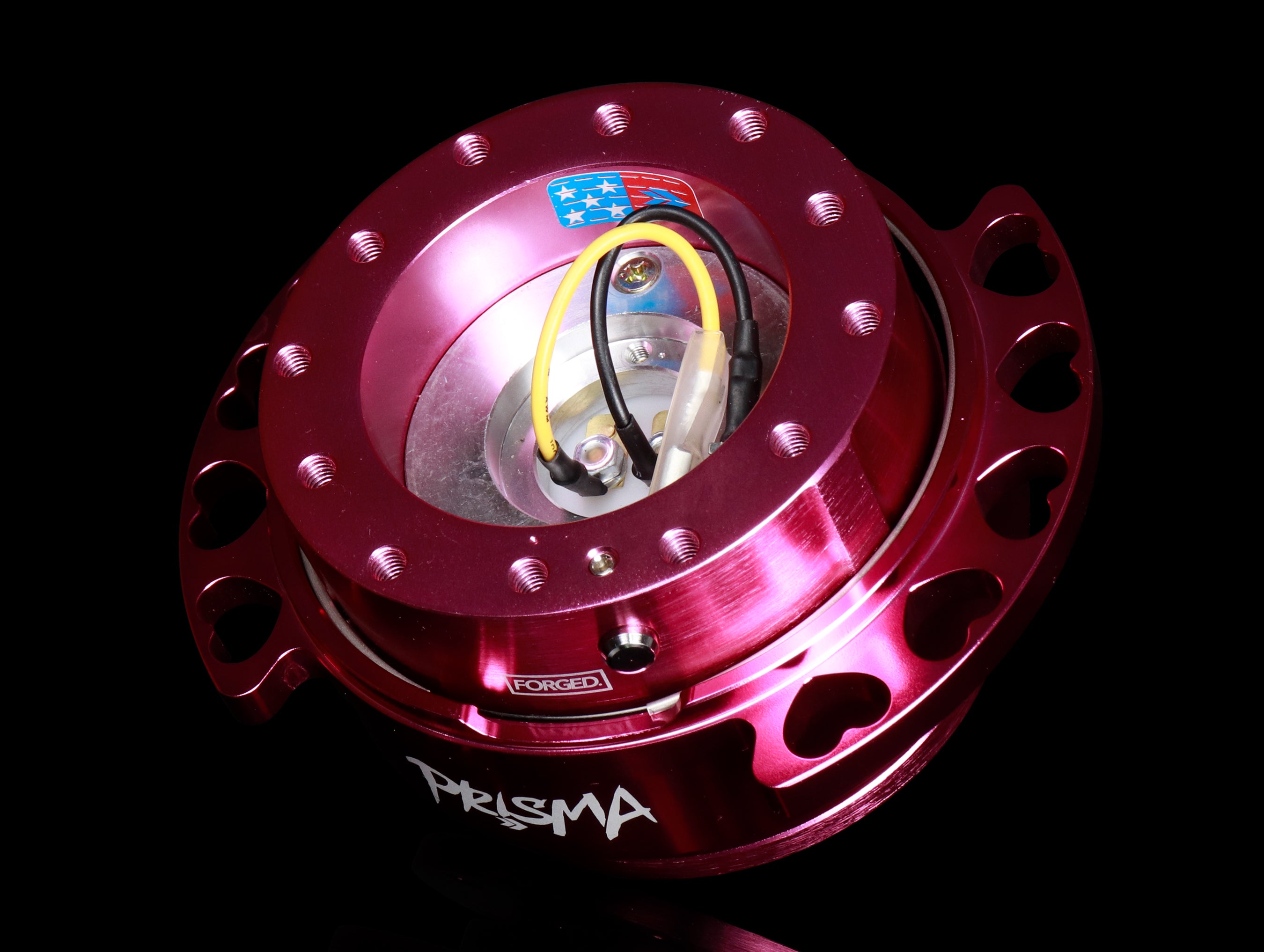 NRG Innovations SRK-222PK Pink Quick Release – Heart Cut Out Design With Hardware