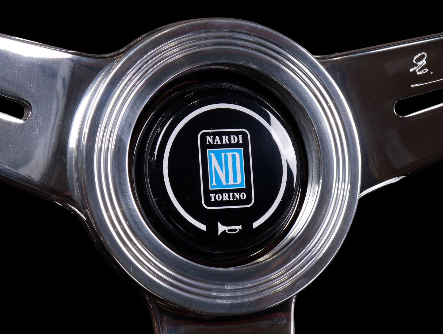 Nardi Classic Wood 340mm Steering Wheel w/ Polished Spokes