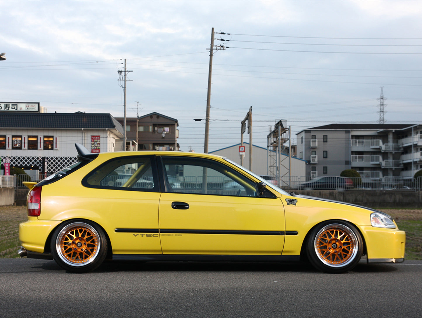 Osaka JDM Rear Devil Wing - 96-00 Civic Hatchback