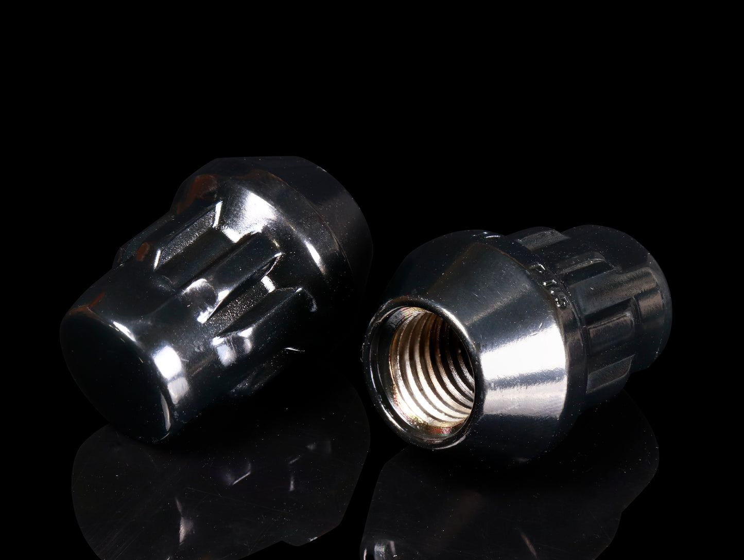 Kics Bull Lock Set Closed End - Black M12x1.50