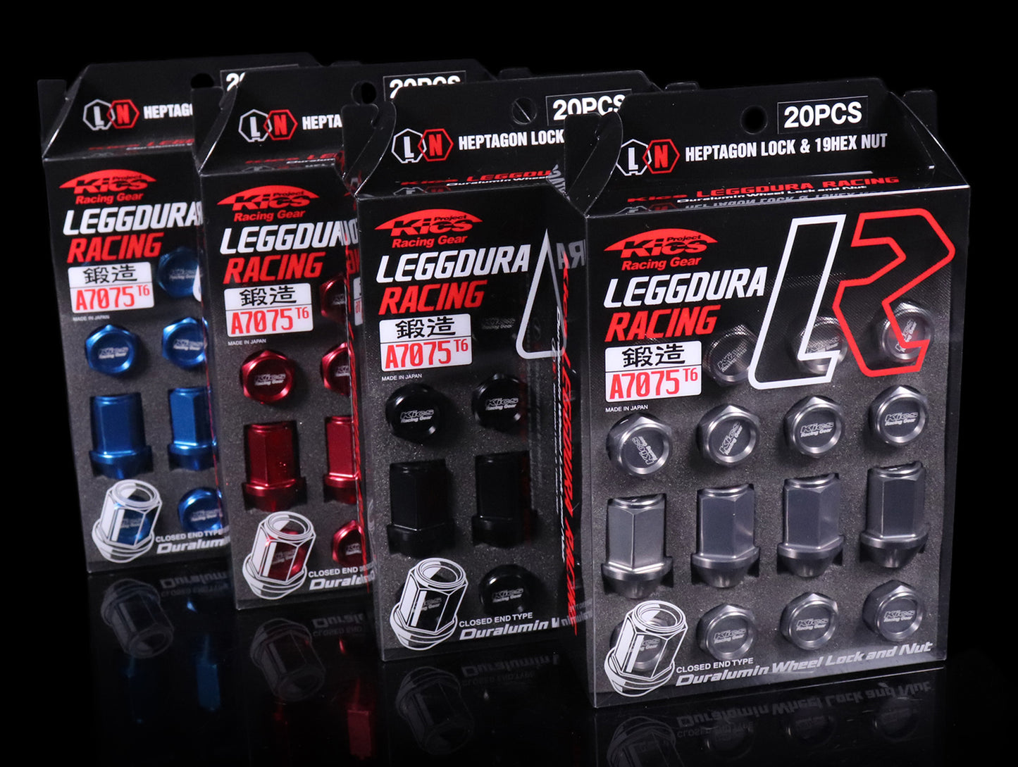 Project Kics Leggdura Racing Lug Nuts - M12x1.25