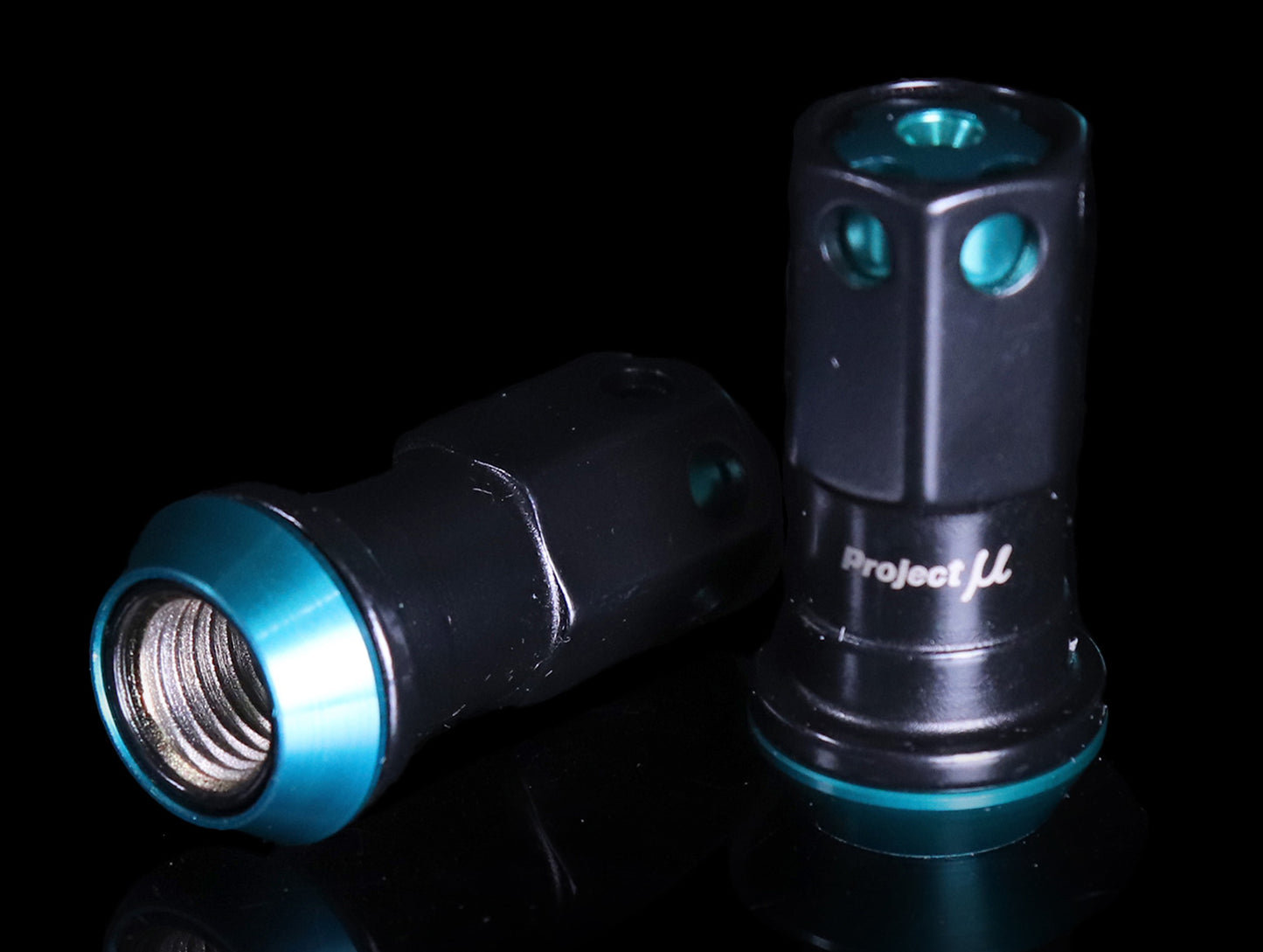 Project Mu Racing Floating Nut II - Black M12x1.50