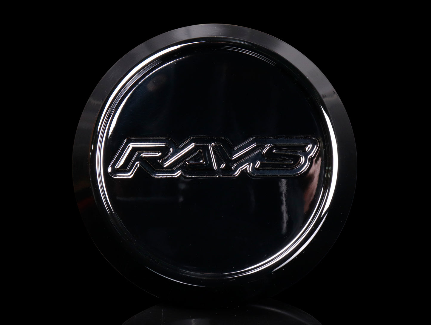 Rays High Type Center Cap - Gloss Black