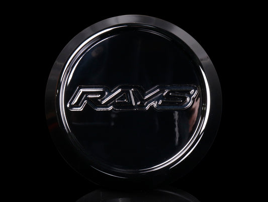 Rays High Type Center Cap - Gloss Black