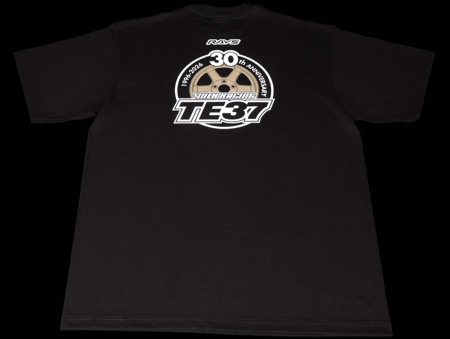 Volk Racing TE37 30th Anniversary Logo Shirt - Black