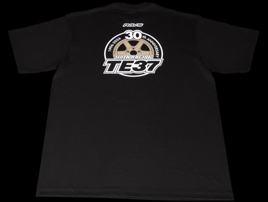 Volk Racing TE37 30th Anniversary Logo Shirt - Black