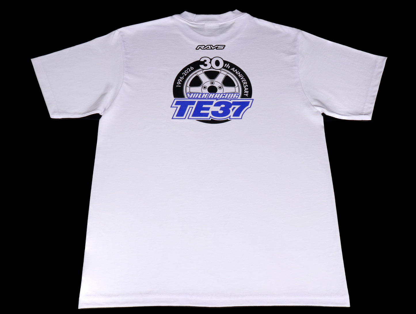 Volk Racing TE37 30th Anniversary Logo Shirt - White