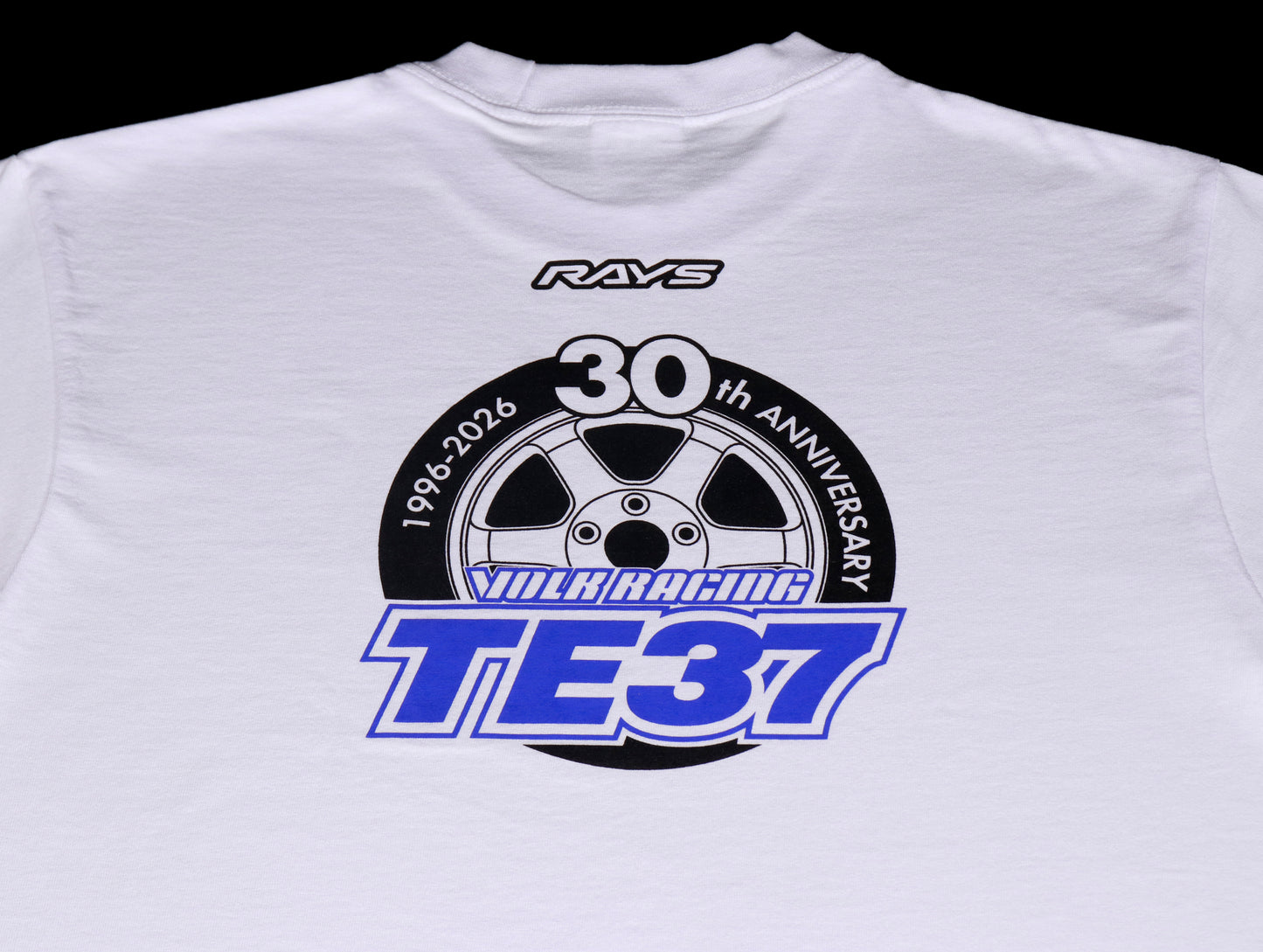 Volk Racing TE37 30th Anniversary Logo Shirt - White
