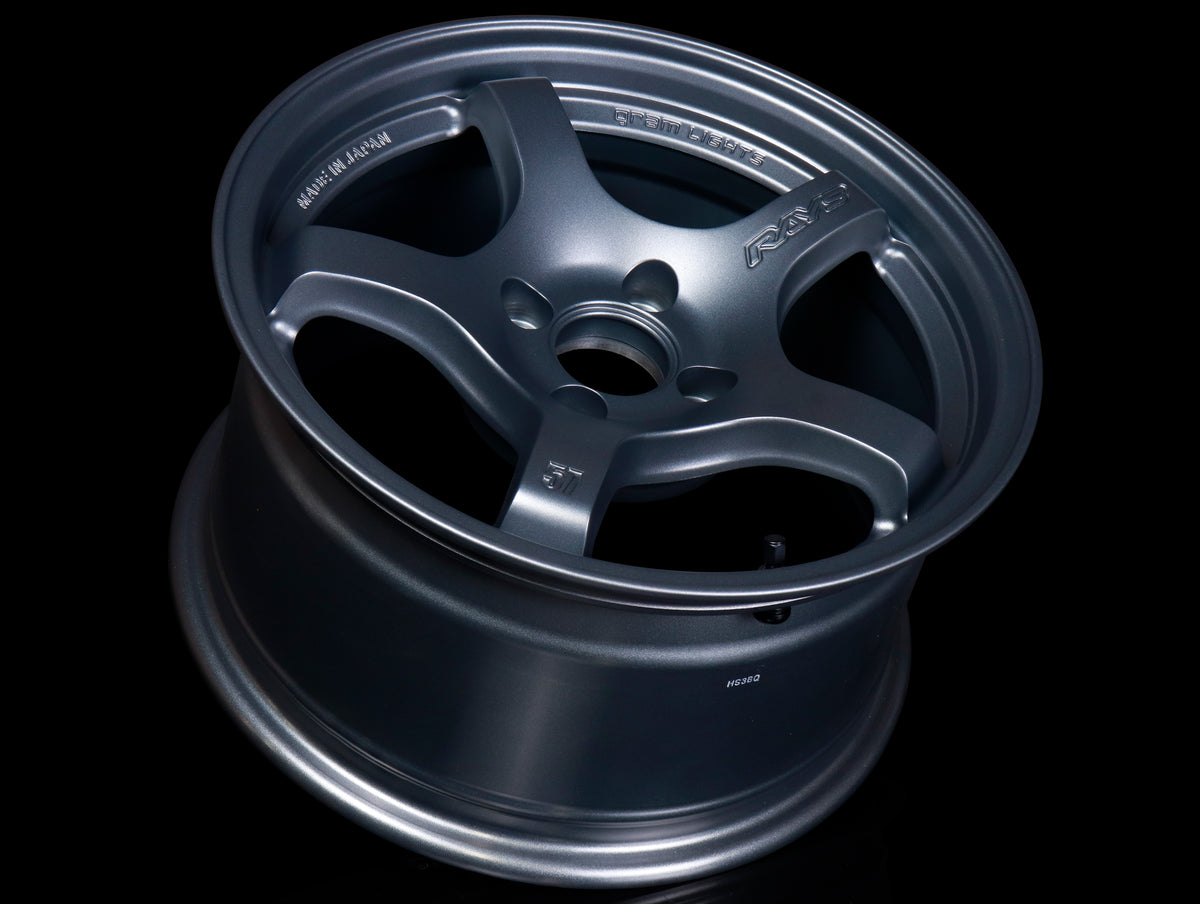 Rays Gram Lights 57CR Wheels - Gun Blue 2 - 15x8.0 / 4x100