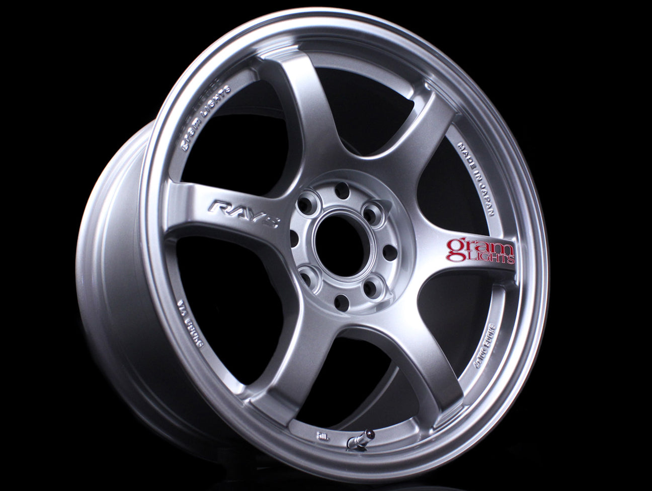 Rays Gram Lights 57DR Wheels - Sunlight Silver 15x8 / 4x100 / +35