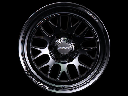 Rays Homura 2x9L-RA Wheels - Semi Gloss Black - 18x7.5 / 6x139 / +38