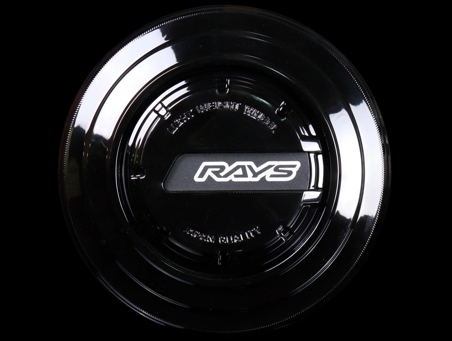 Rays LPS Center Cap - Black / Black