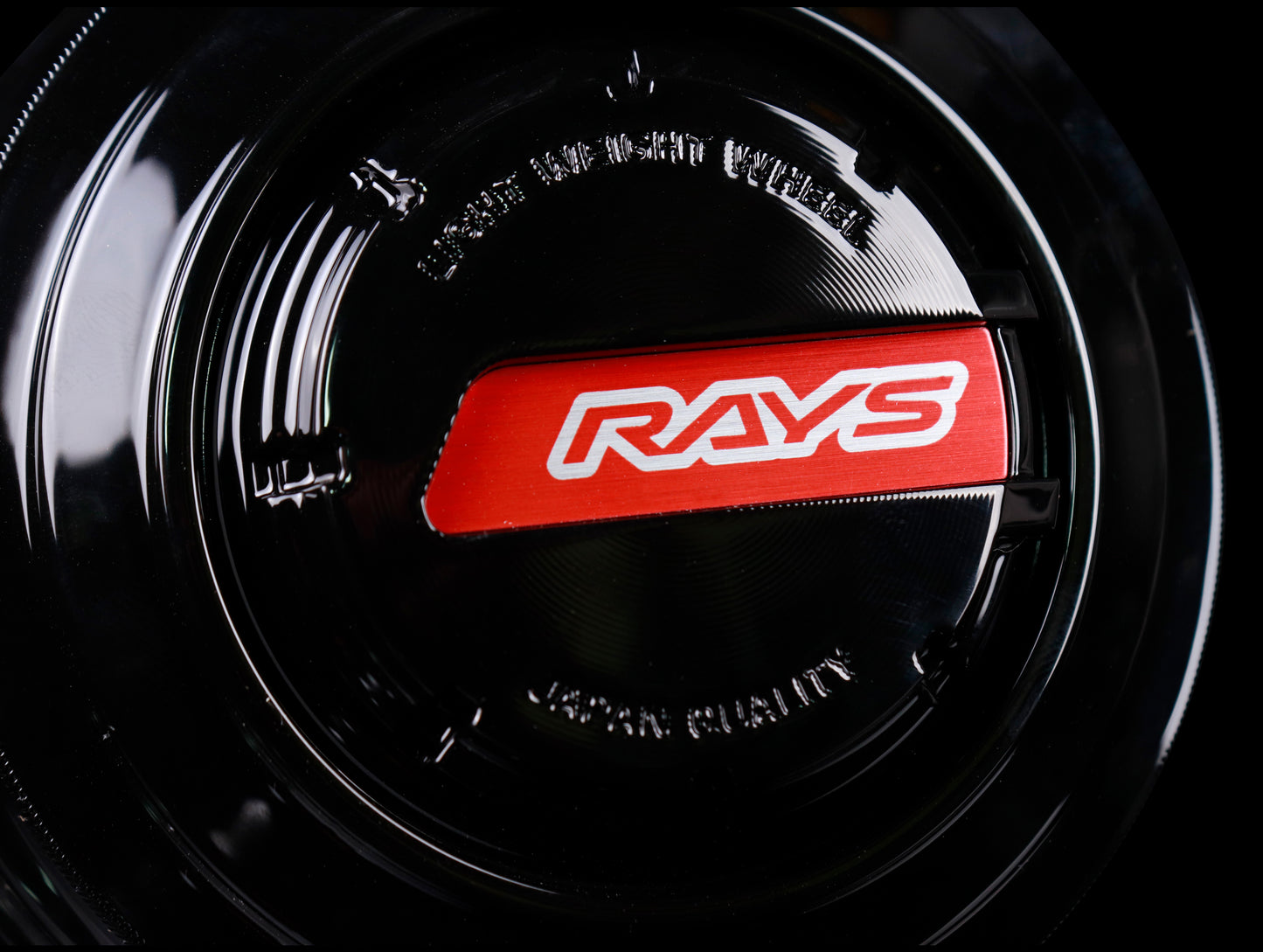 Rays LPS Center Cap - Black / Red